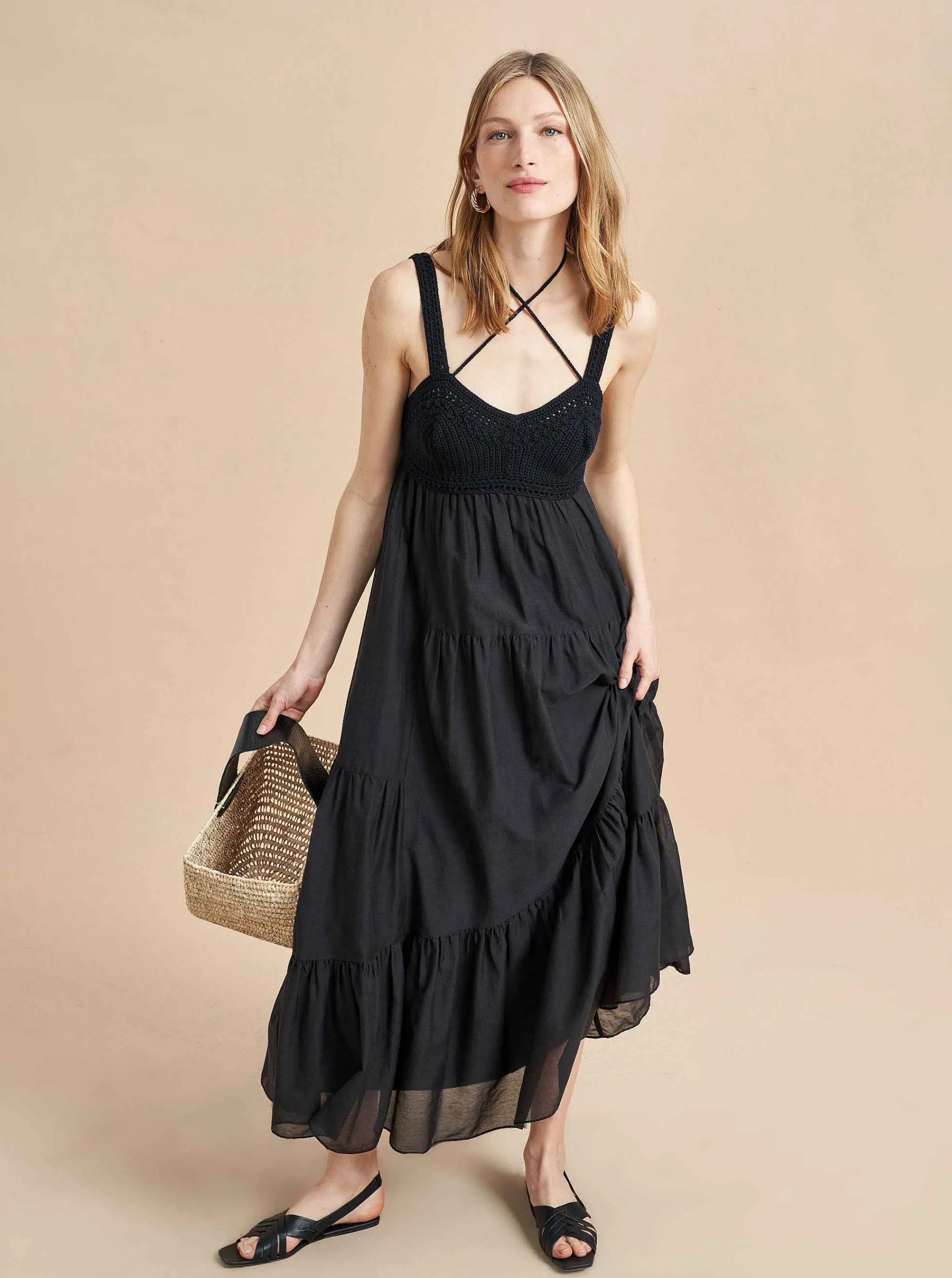 La Ligne Midi Dresses*Jane Dress Black