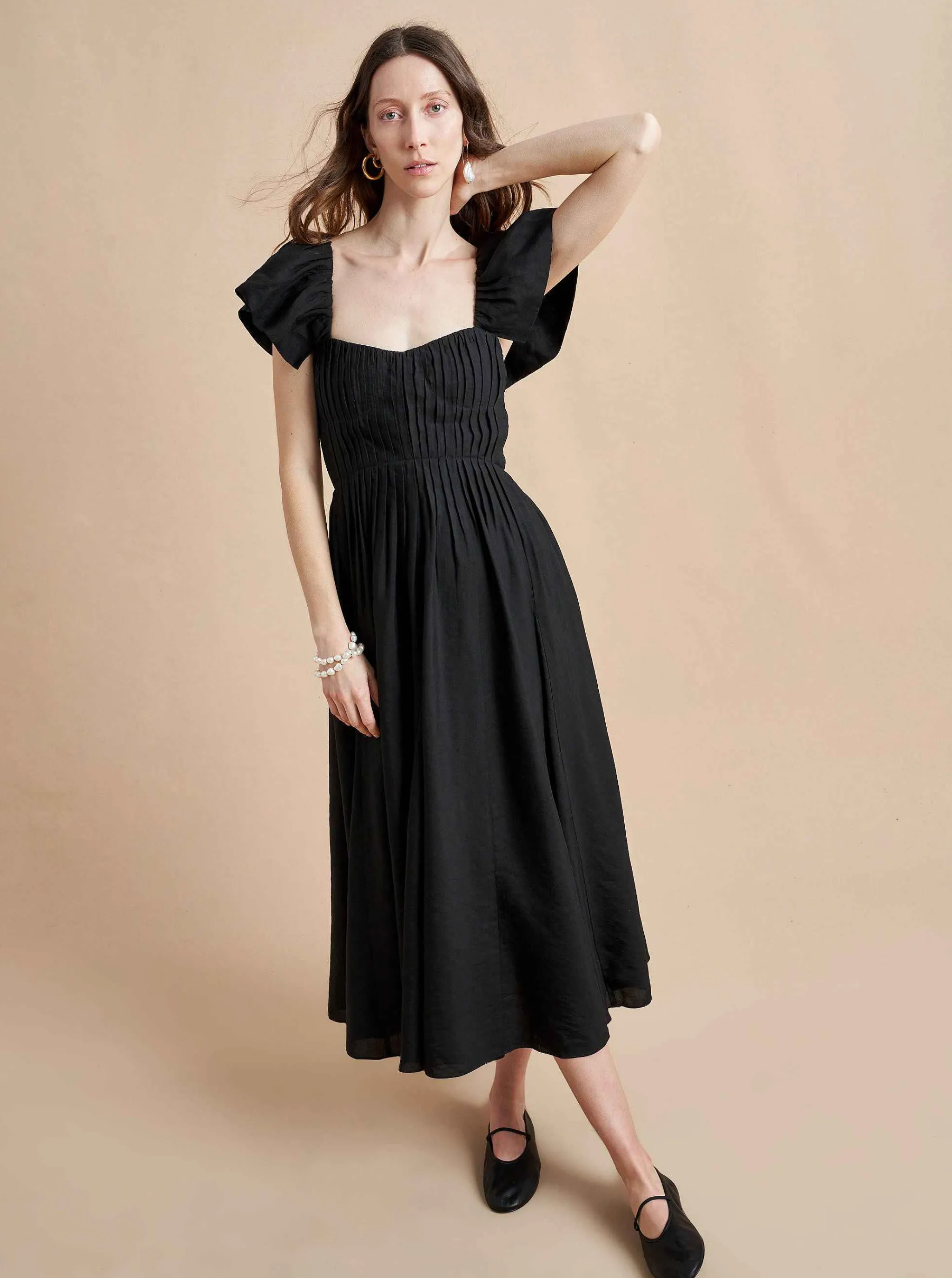 La Ligne Midi Dresses*Flavia Dress Black