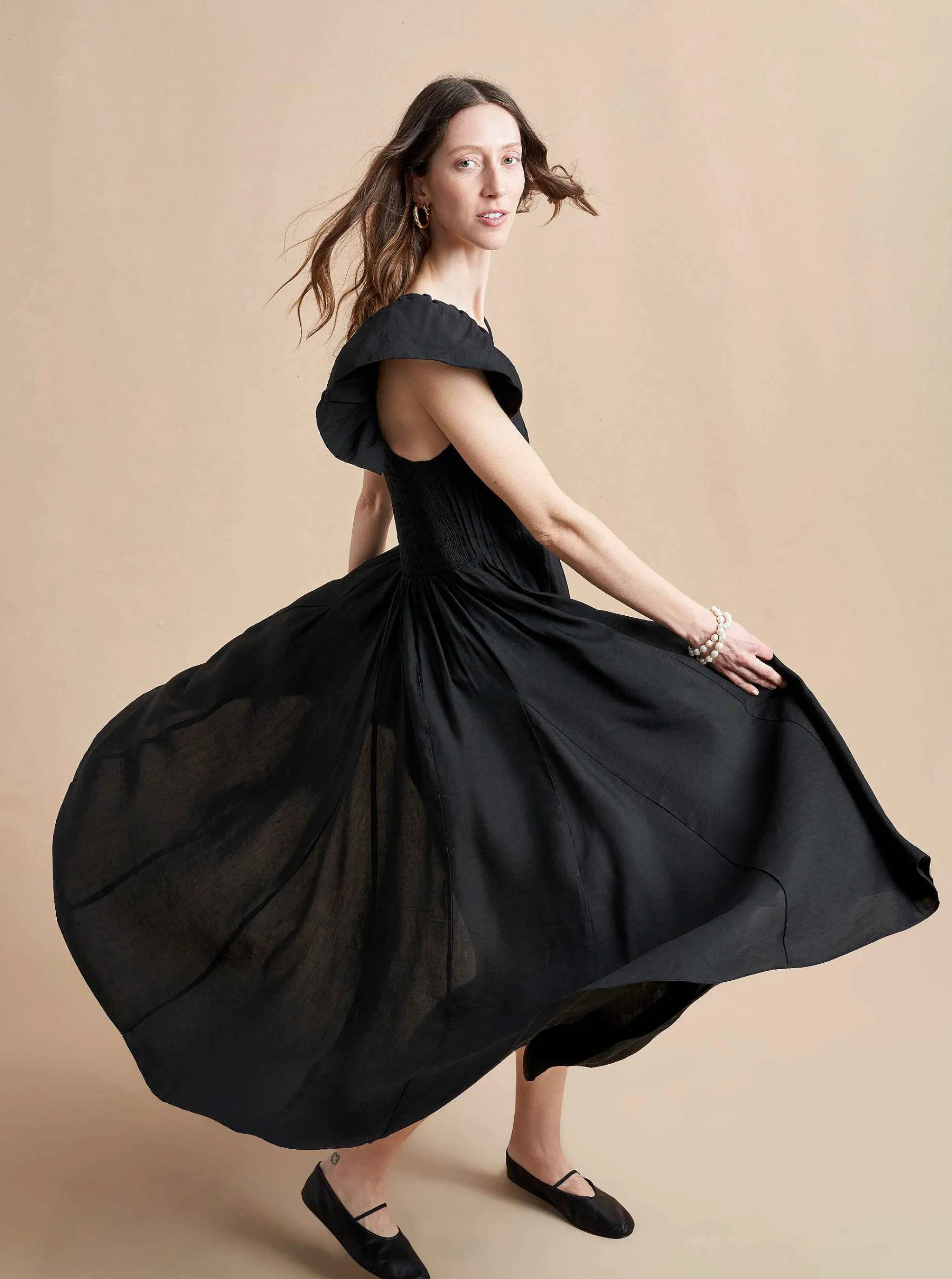 La Ligne Midi Dresses*Flavia Dress Black
