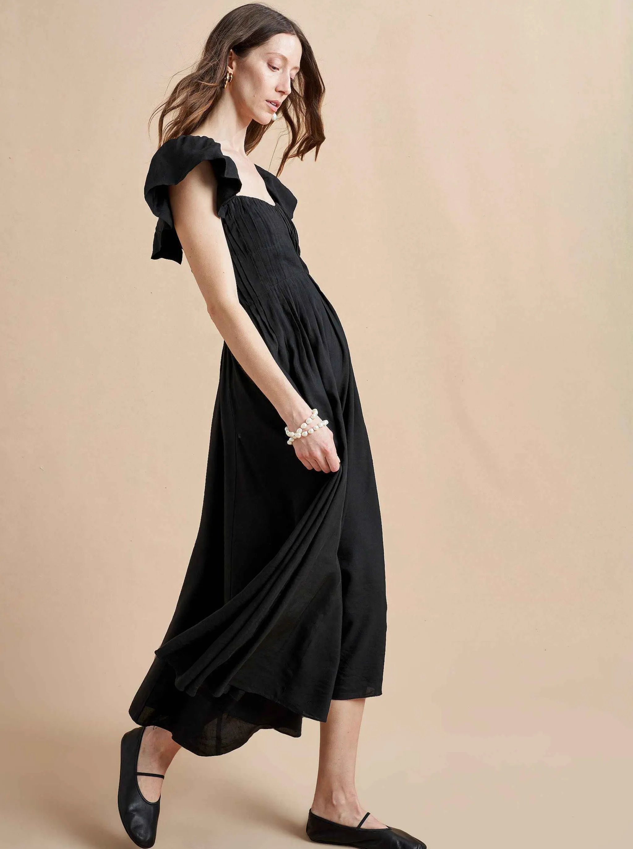 La Ligne Midi Dresses*Flavia Dress Black