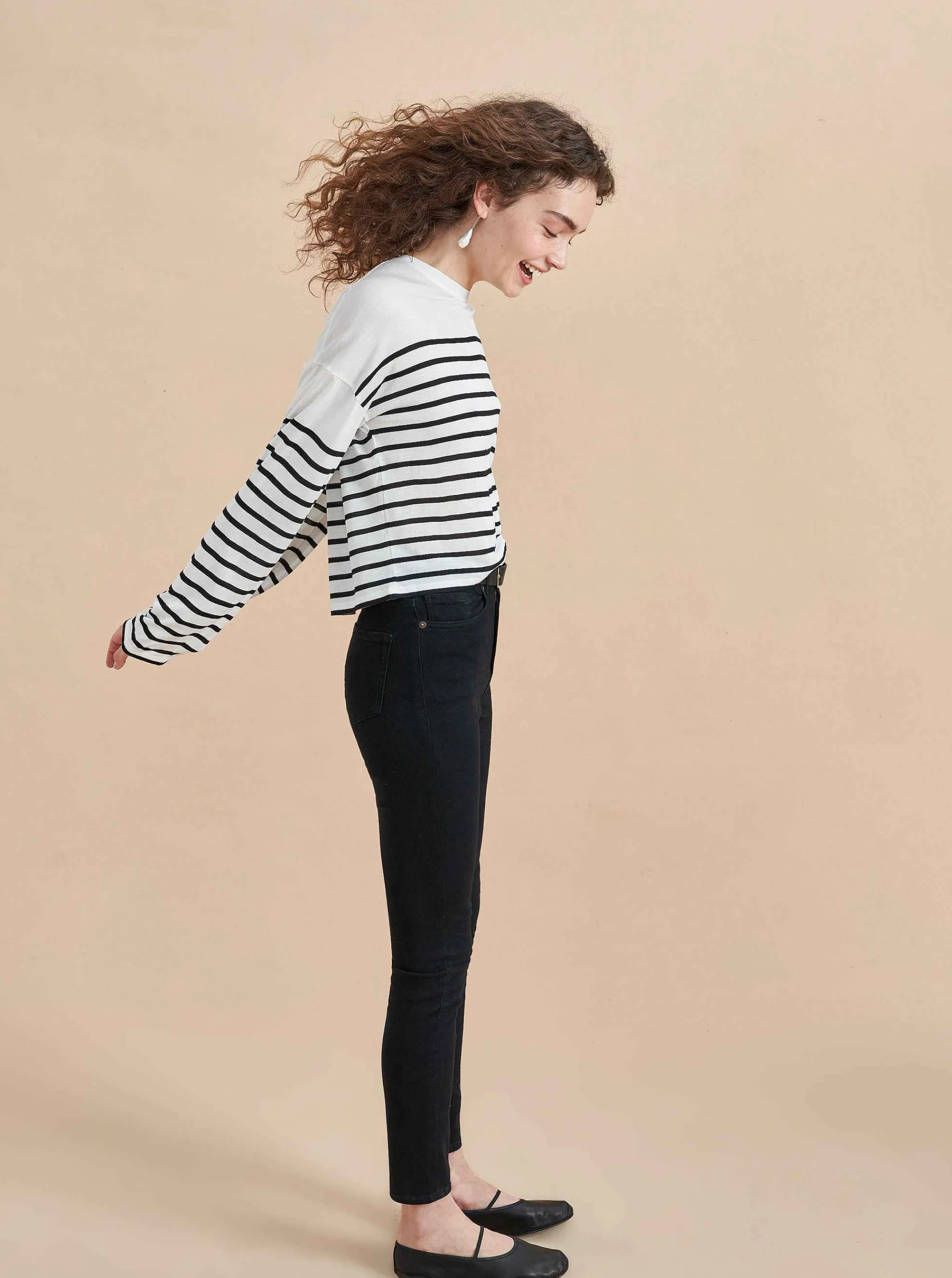 La Ligne Tees*Long Sleeve Teddy Tee