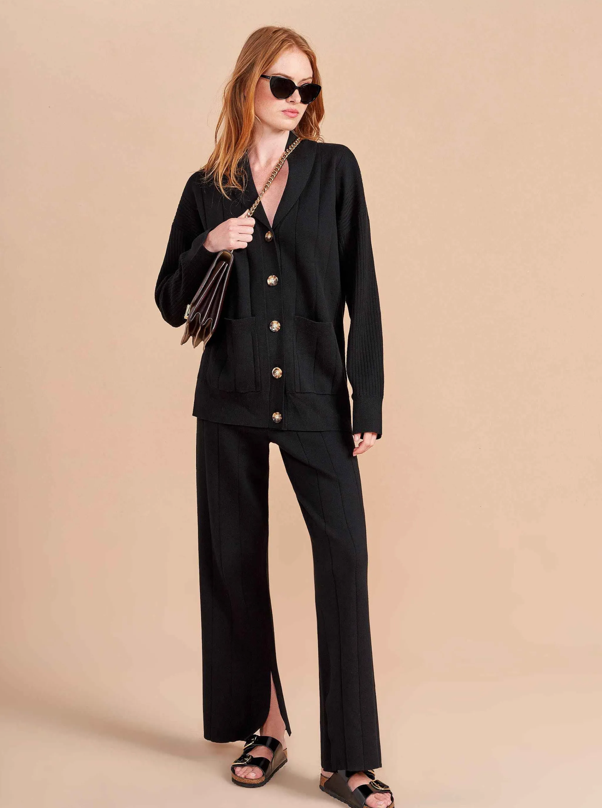 La Ligne Cardigans*Molly Cardigan Black