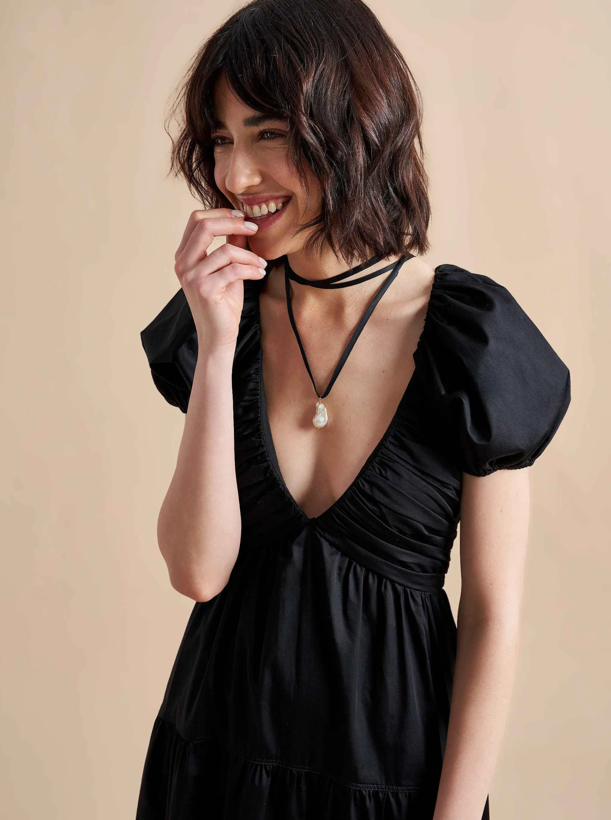 La Ligne Midi Dresses*Ina Dress Black