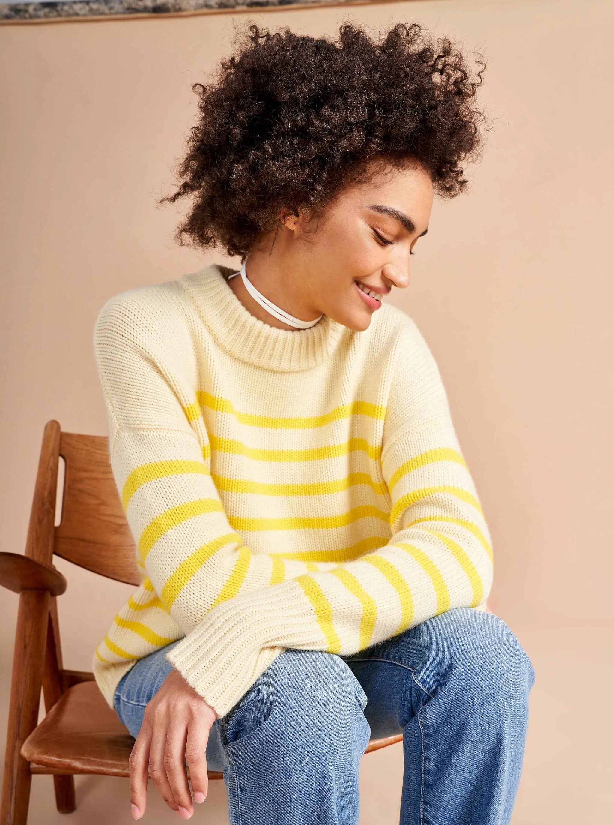 La Ligne Sweaters*Marin Sweater Butter/Lemon