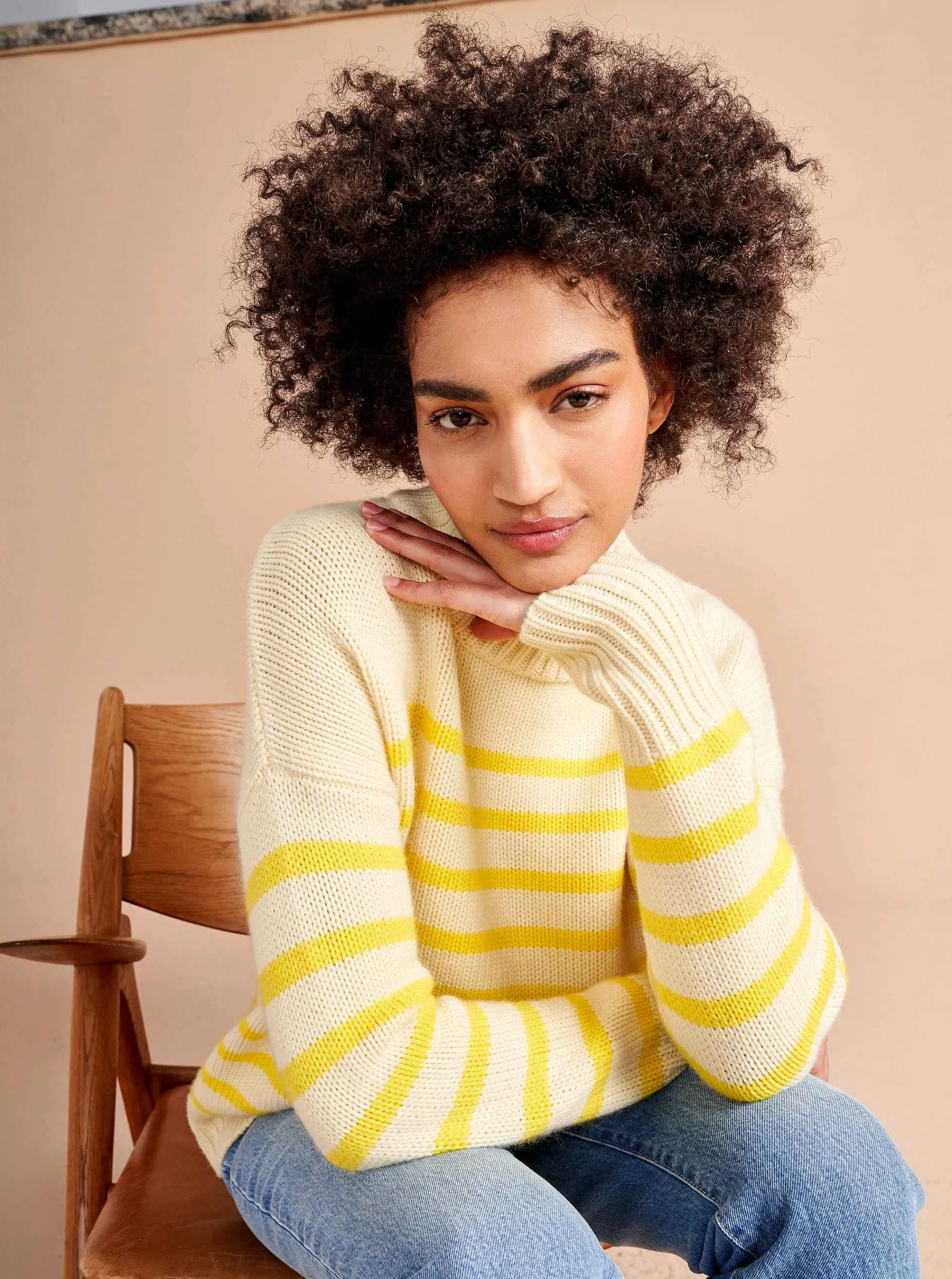 La Ligne Sweaters*Marin Sweater Butter/Lemon