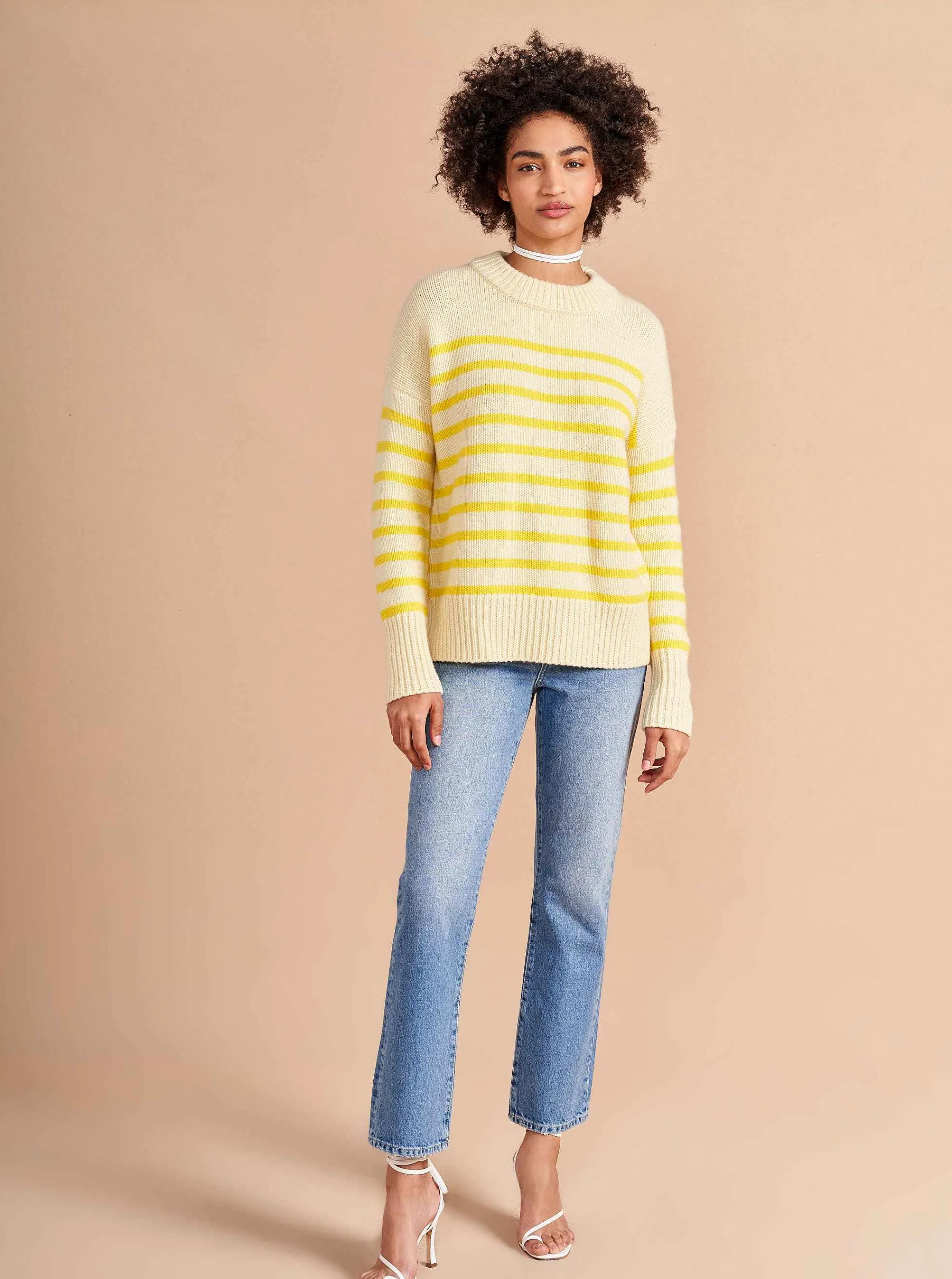 La Ligne Sweaters*Marin Sweater Butter/Lemon