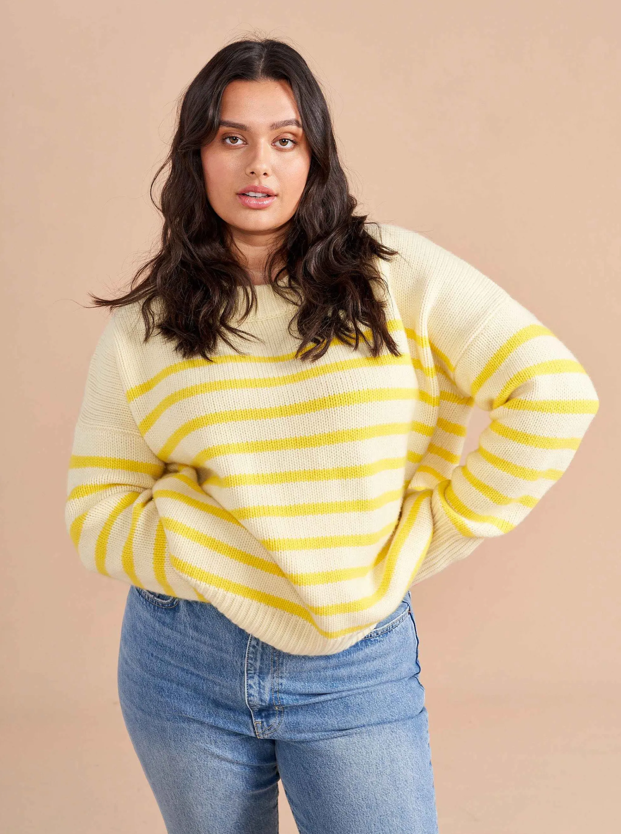 La Ligne Sweaters*Marin Sweater Butter/Lemon