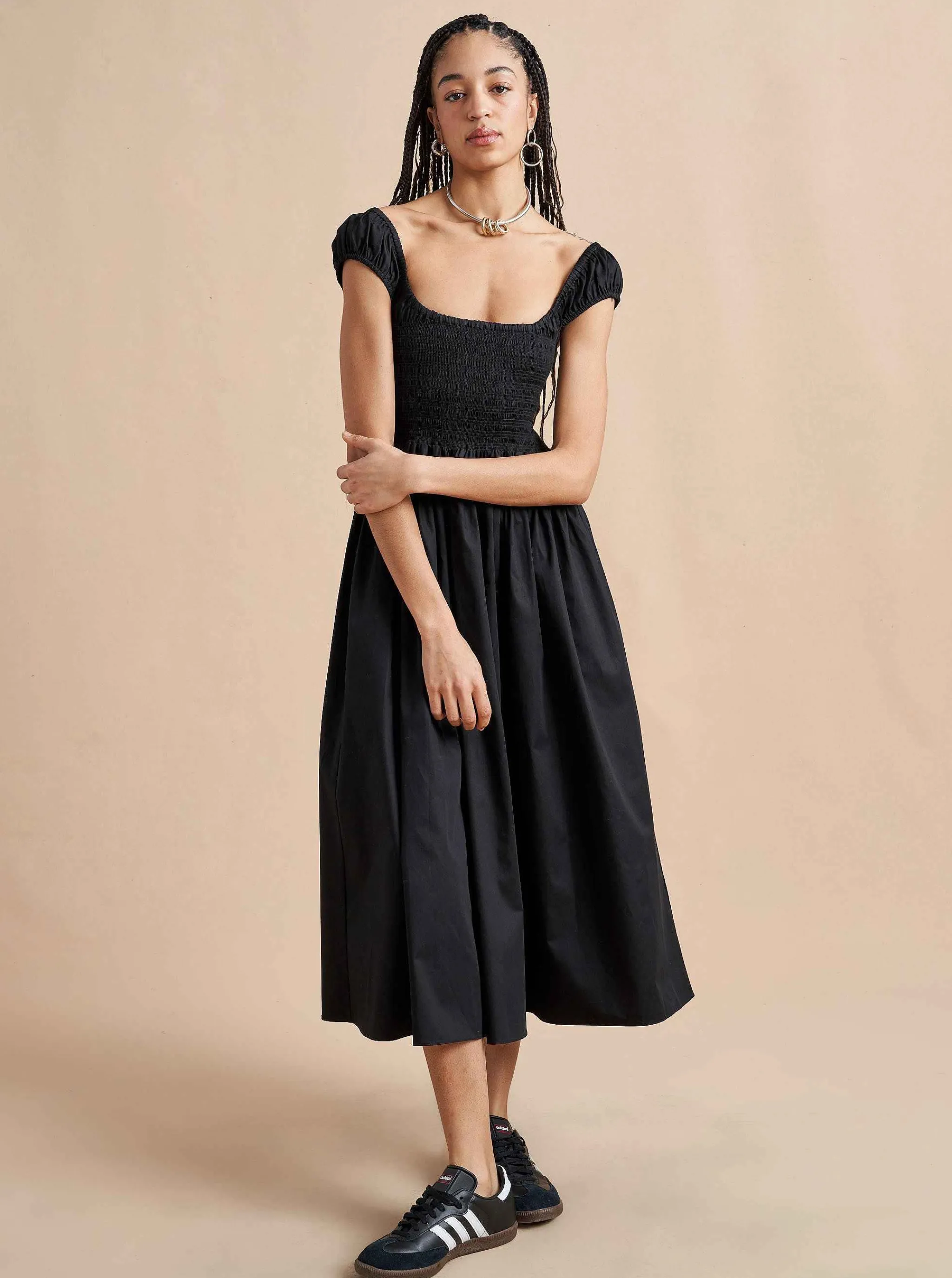 La Ligne Midi Dresses*Vivian Dress Black