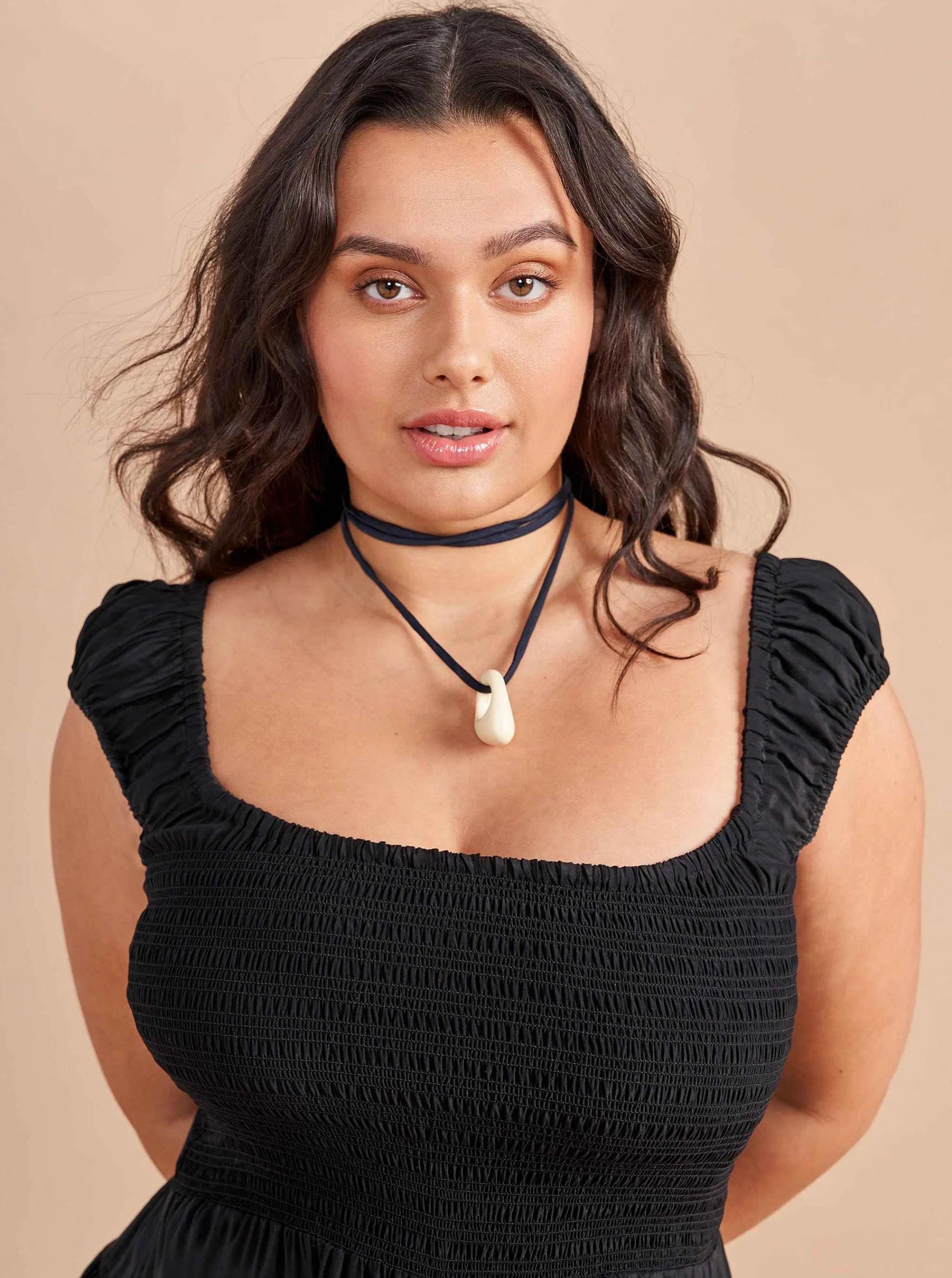 La Ligne Midi Dresses*Silk Vivian Dress Black