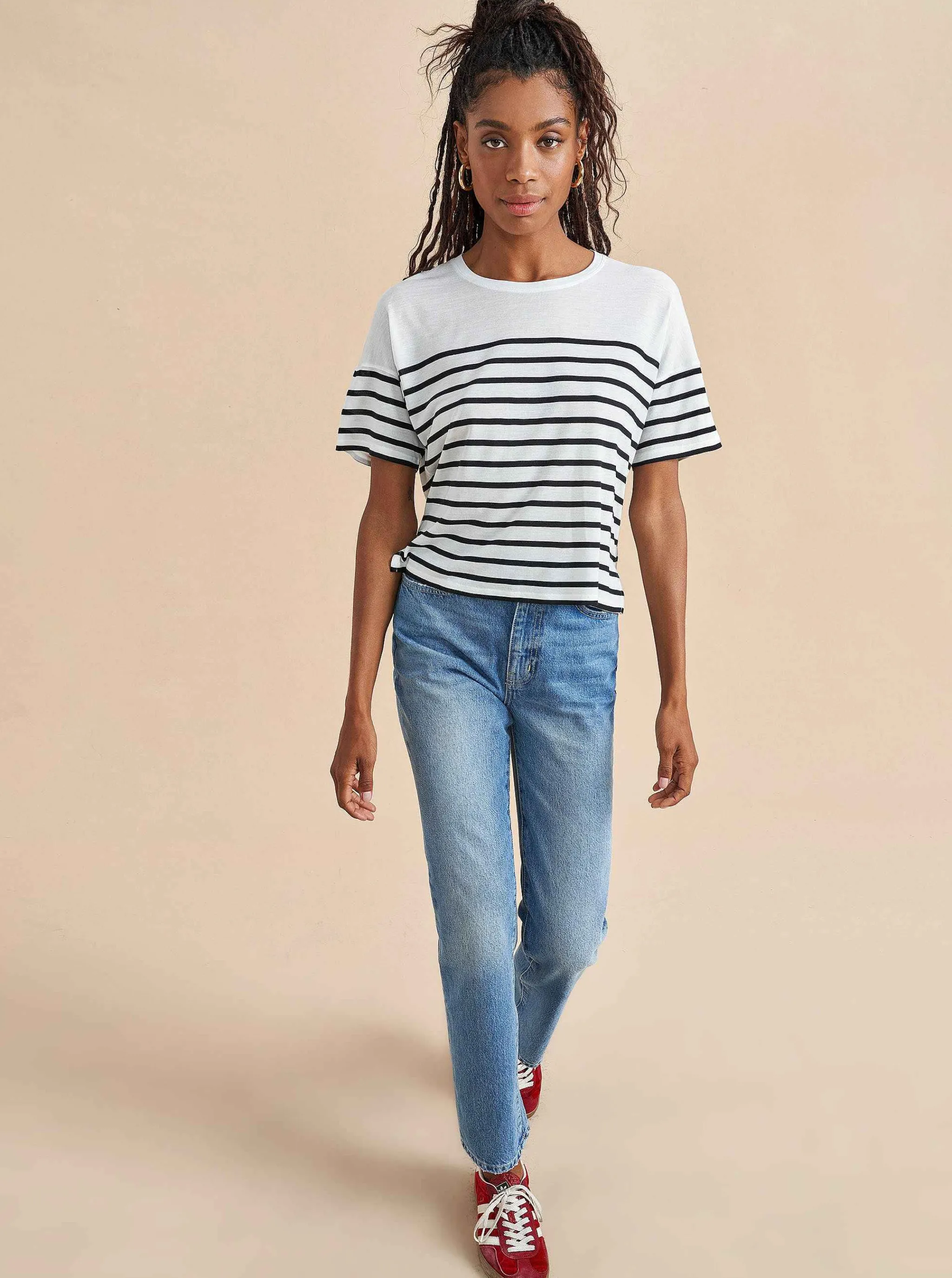 La Ligne Tees*Short Sleeve Teddy Tee