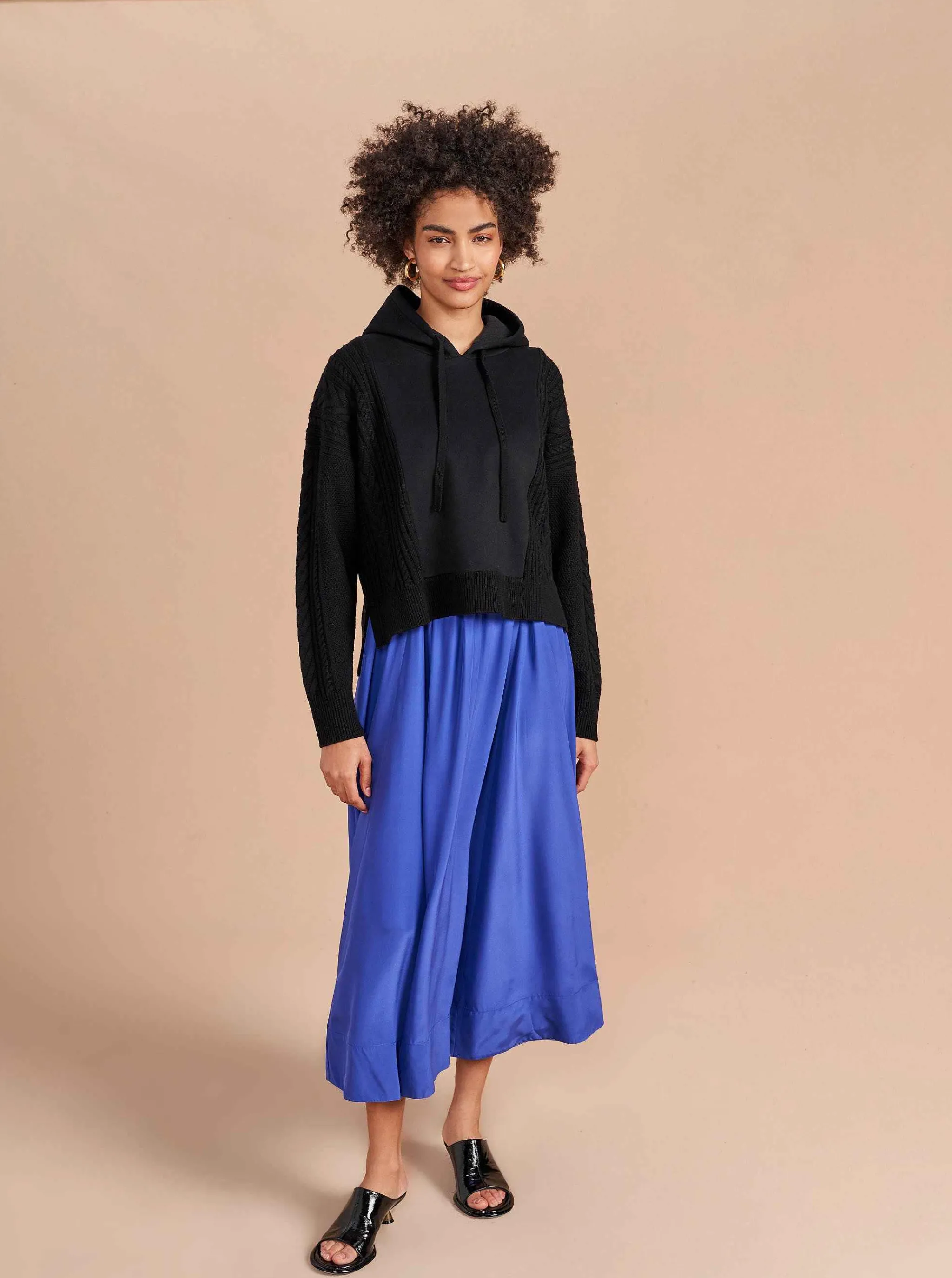 La Ligne Sweatshirts & Hoodies*Molly Hoodie Black