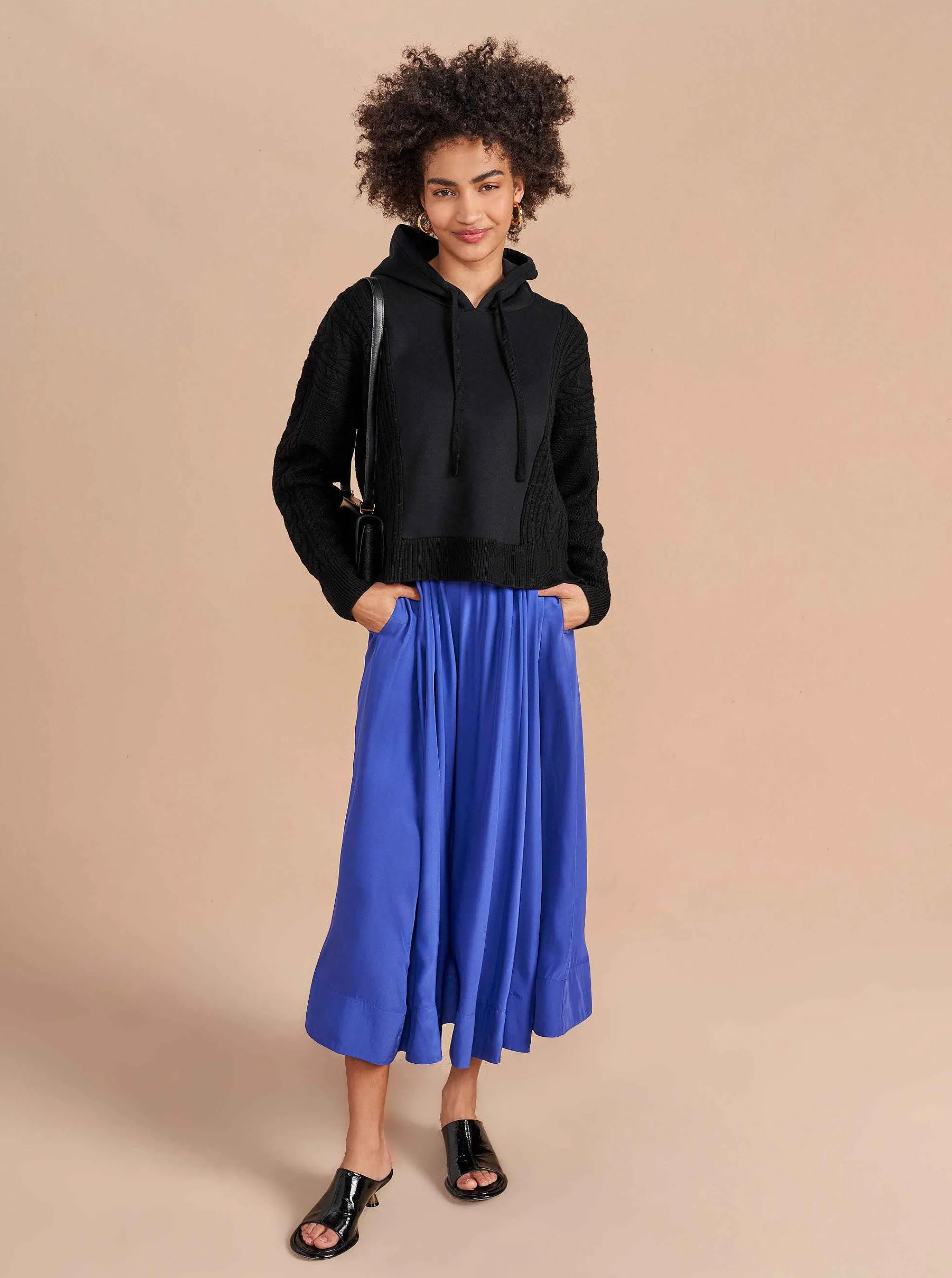 La Ligne Sweatshirts & Hoodies*Molly Hoodie Black