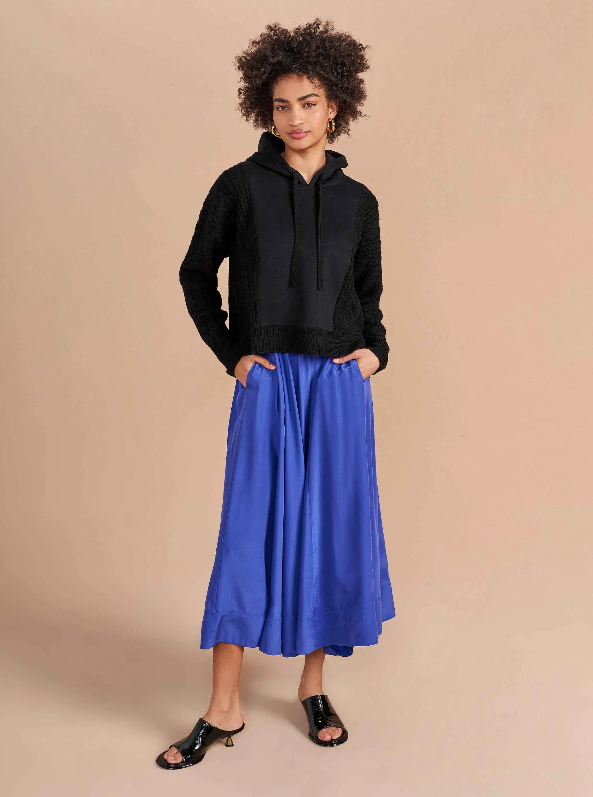 La Ligne Sweatshirts & Hoodies*Molly Hoodie Black