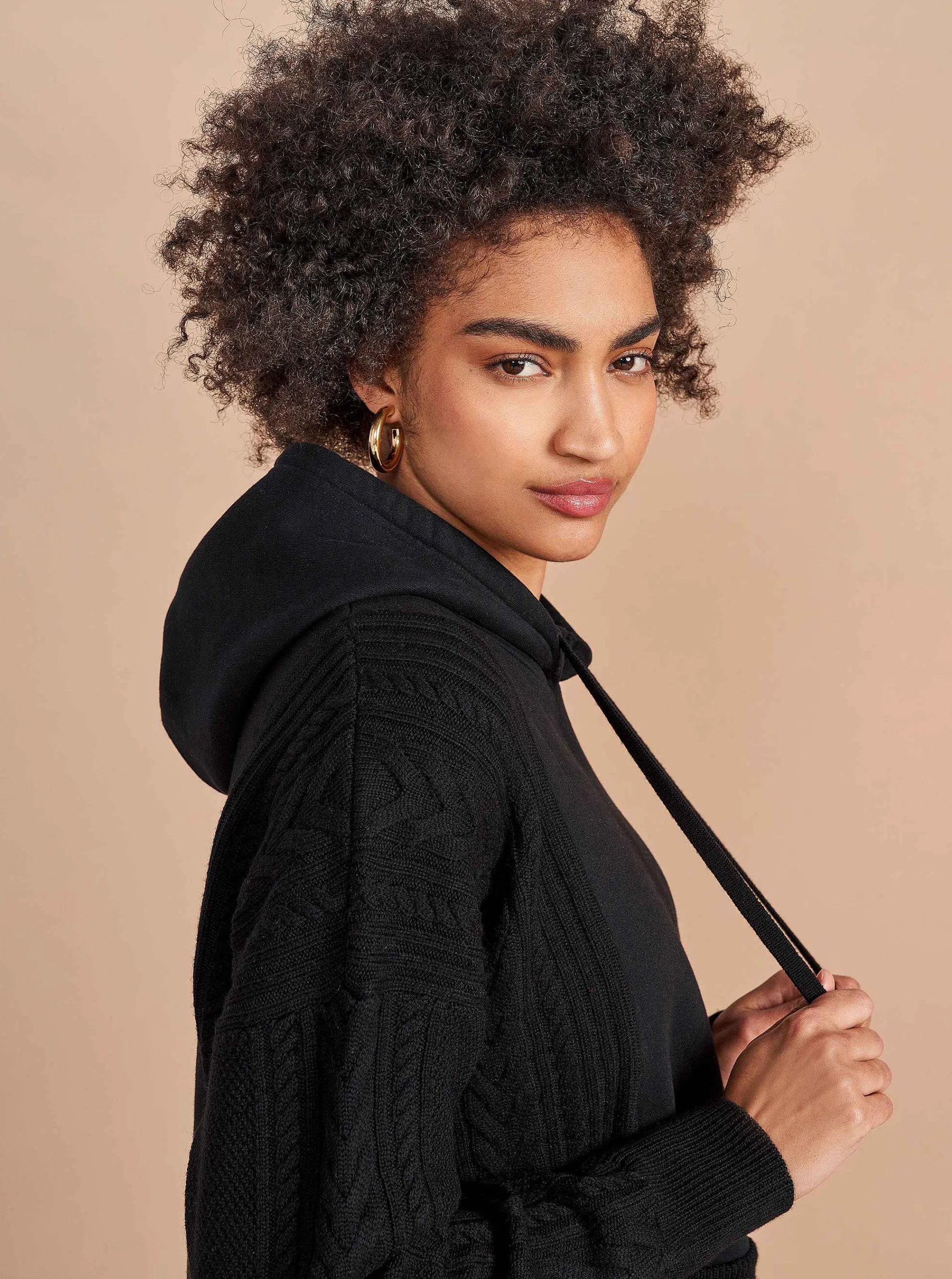 La Ligne Sweatshirts & Hoodies*Molly Hoodie Black