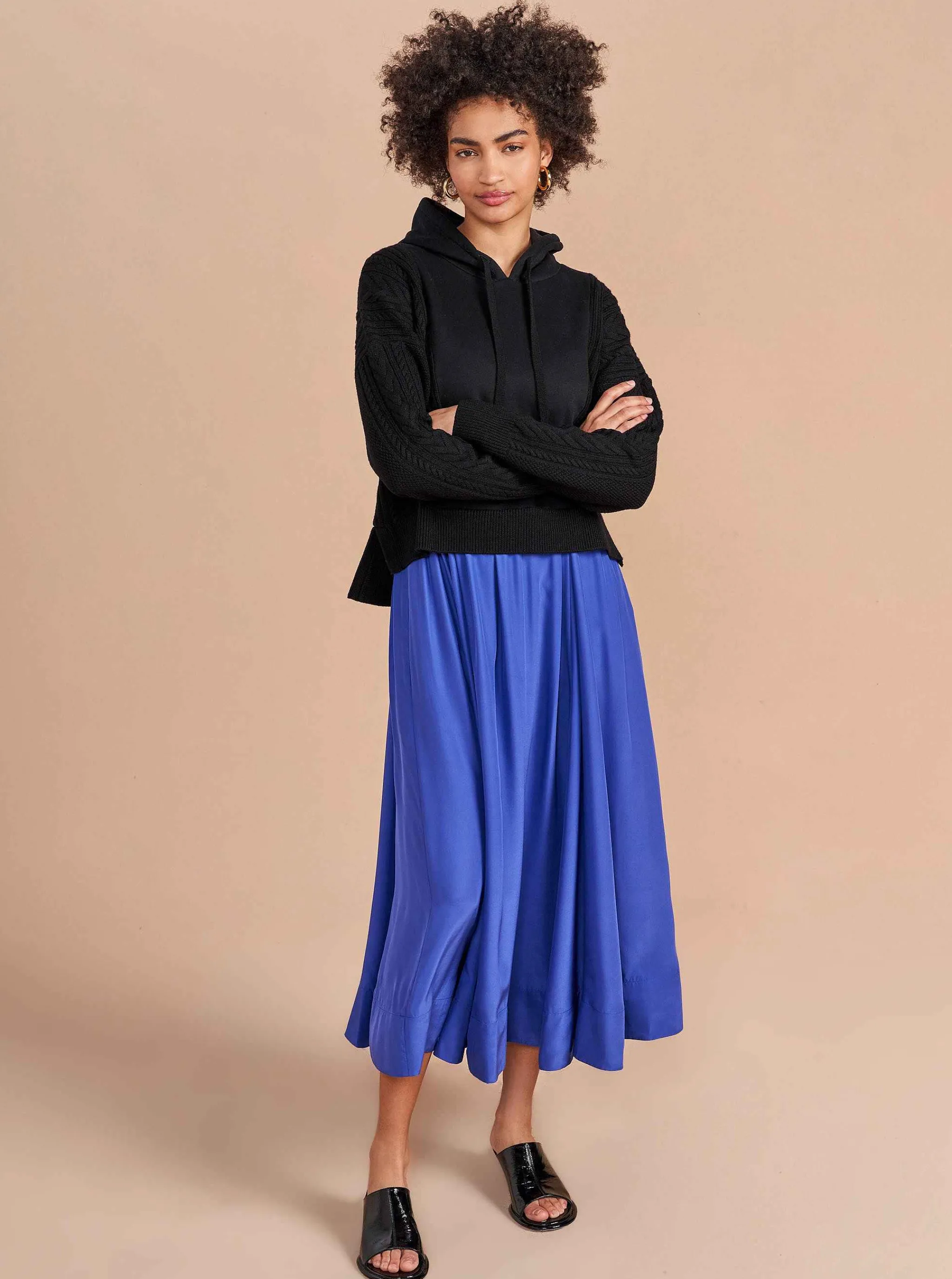 La Ligne Sweatshirts & Hoodies*Molly Hoodie Black