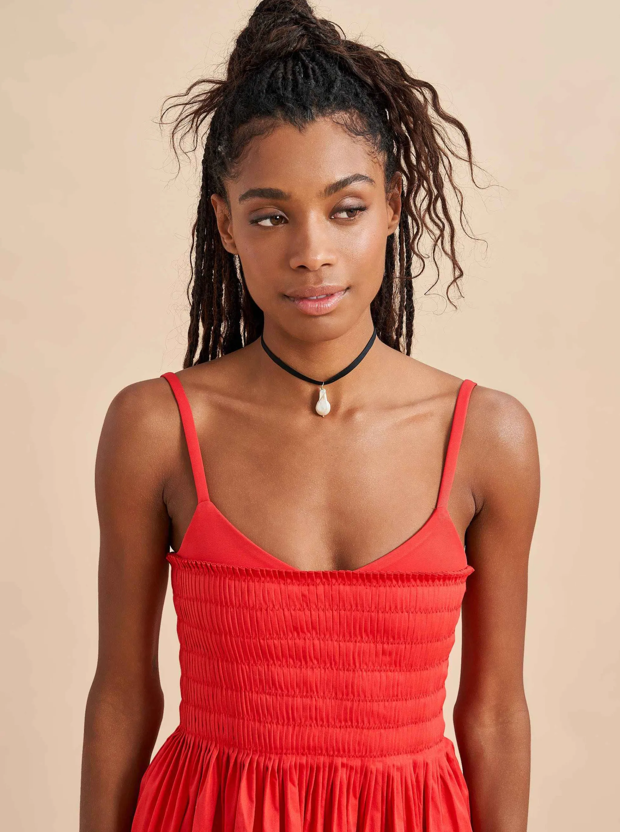 La Ligne Midi Dresses*Devon Dress Poppy