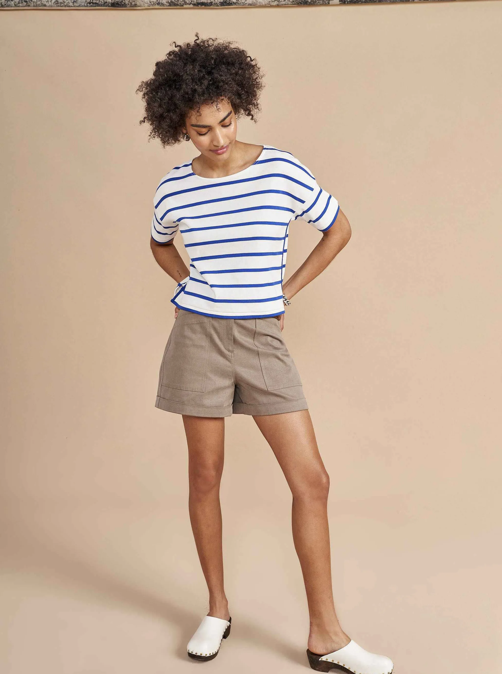 La Ligne Tops*Breton Short Sleeve Tee