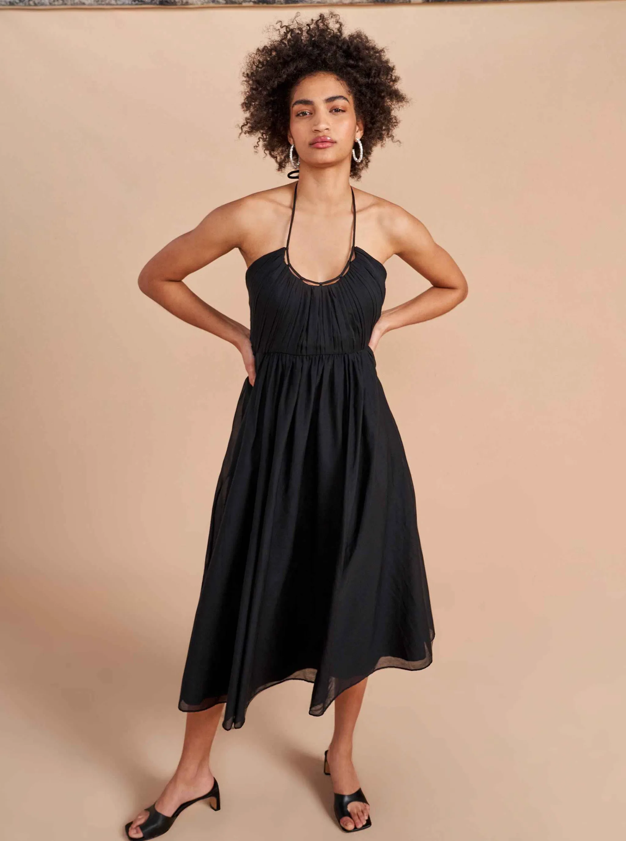 La Ligne Midi Dresses*Rosemary Dress Black