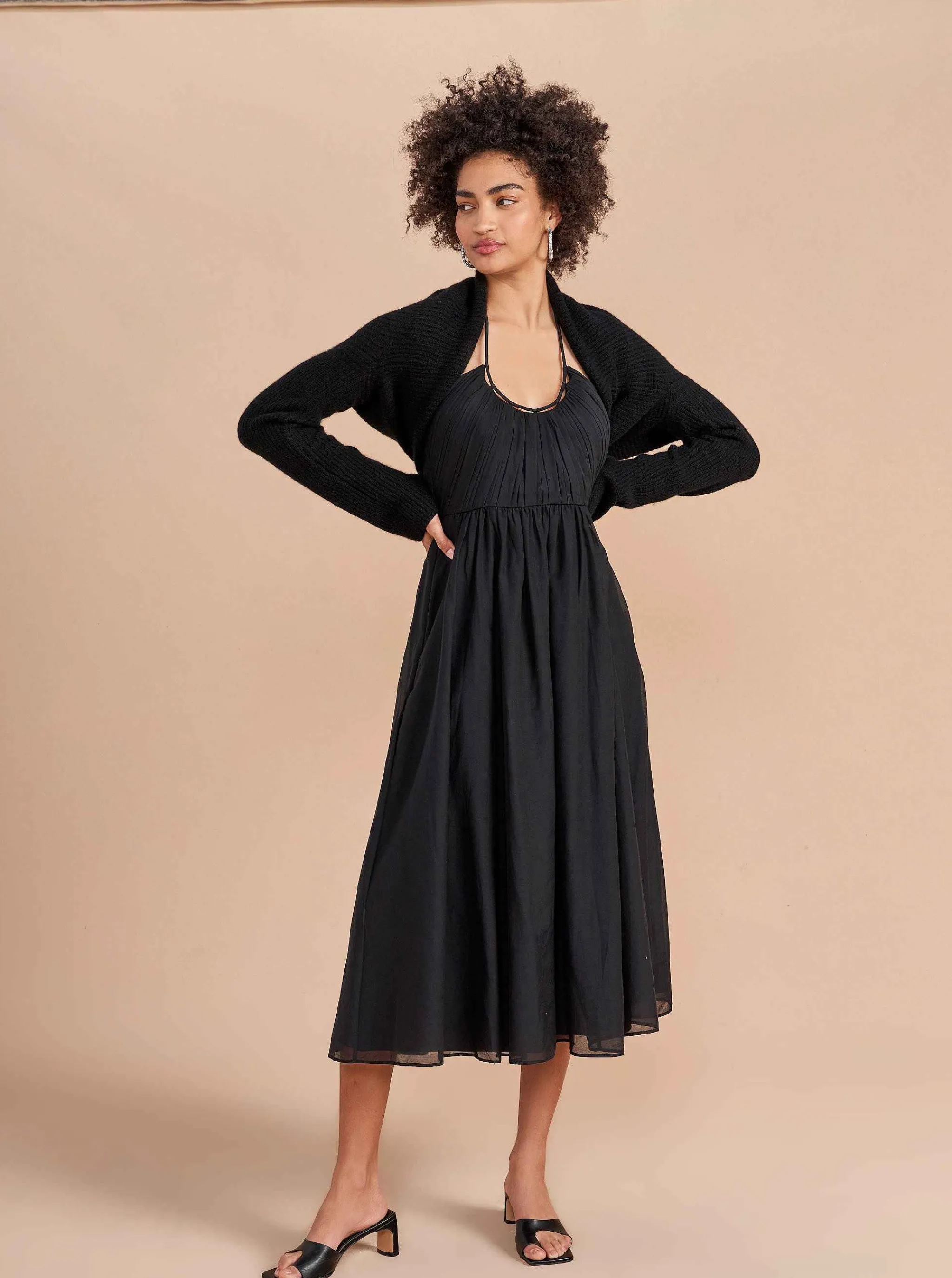 La Ligne Midi Dresses*Rosemary Dress Black