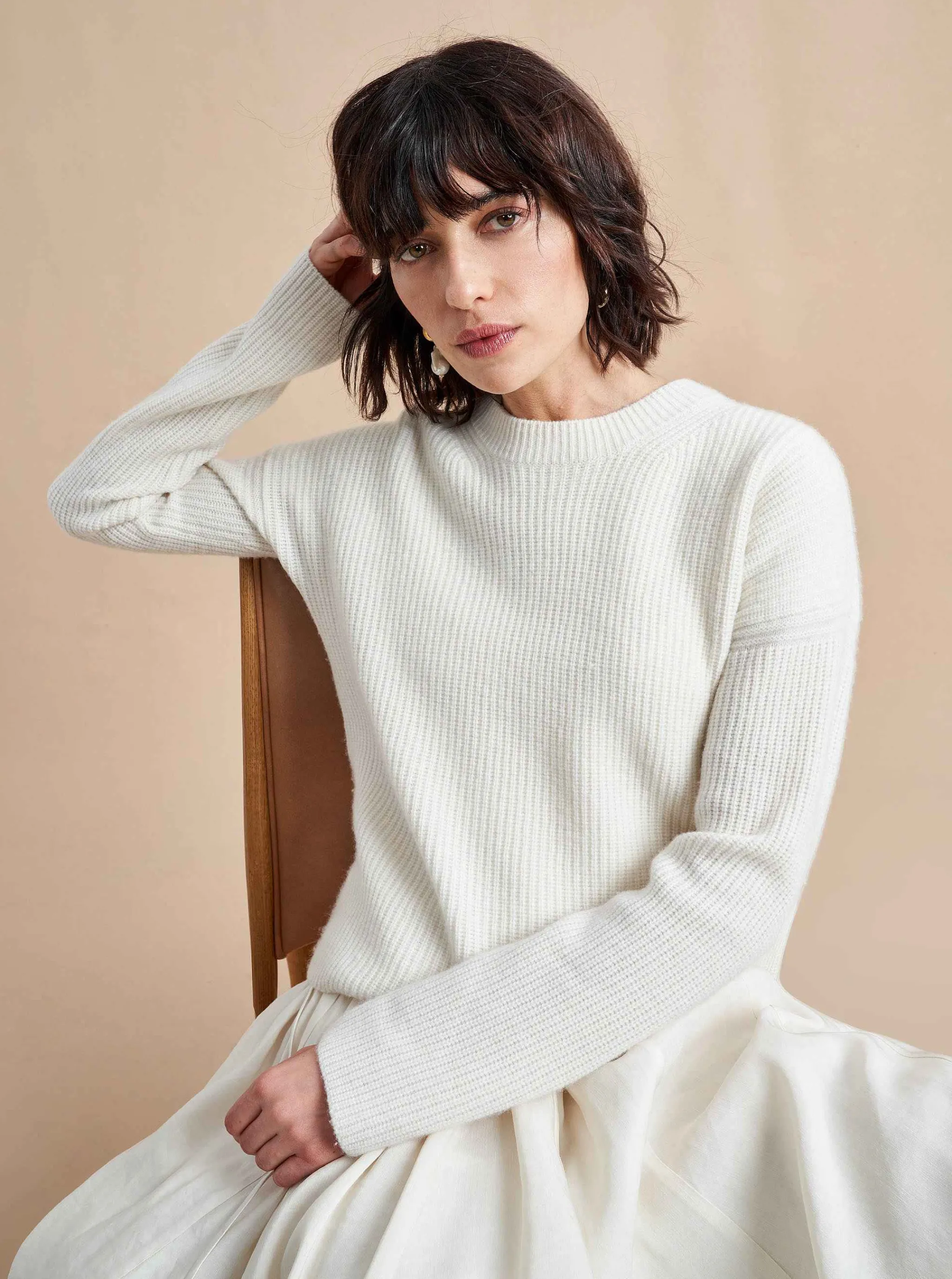 La Ligne Sweaters*Mini Toujours Sweater Cream