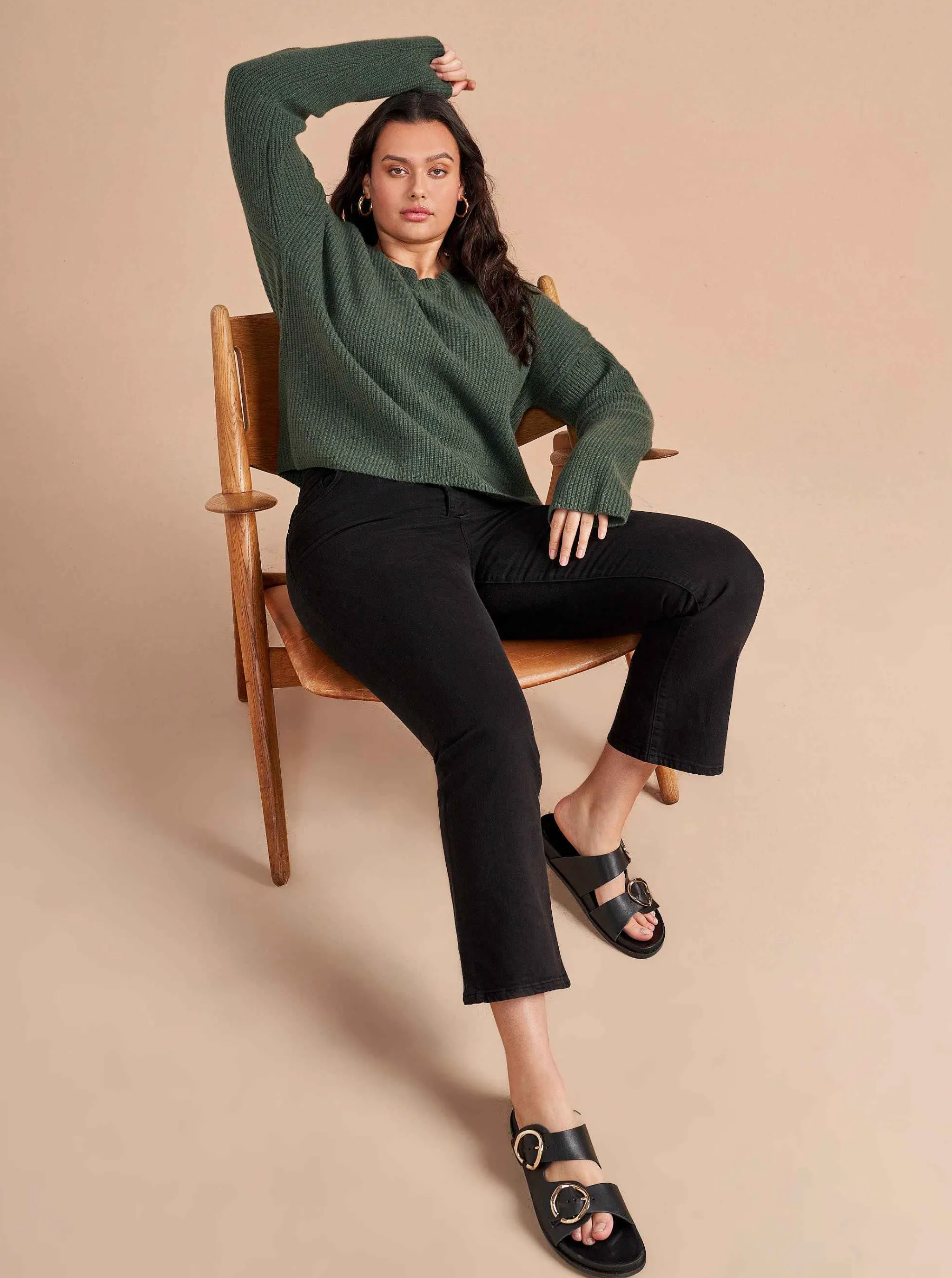 La Ligne Sweaters*Mini Toujours Sweater Army