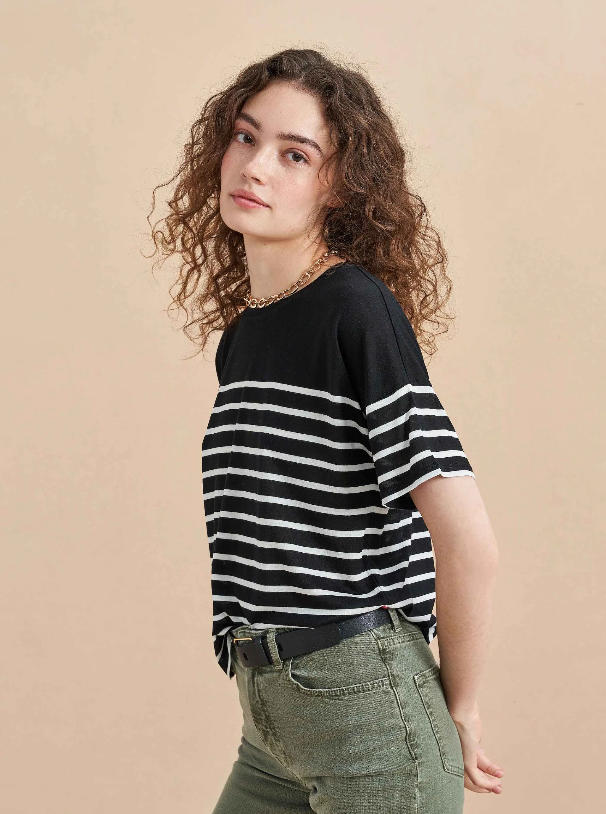 La Ligne Tees*Short Sleeve Teddy Tee