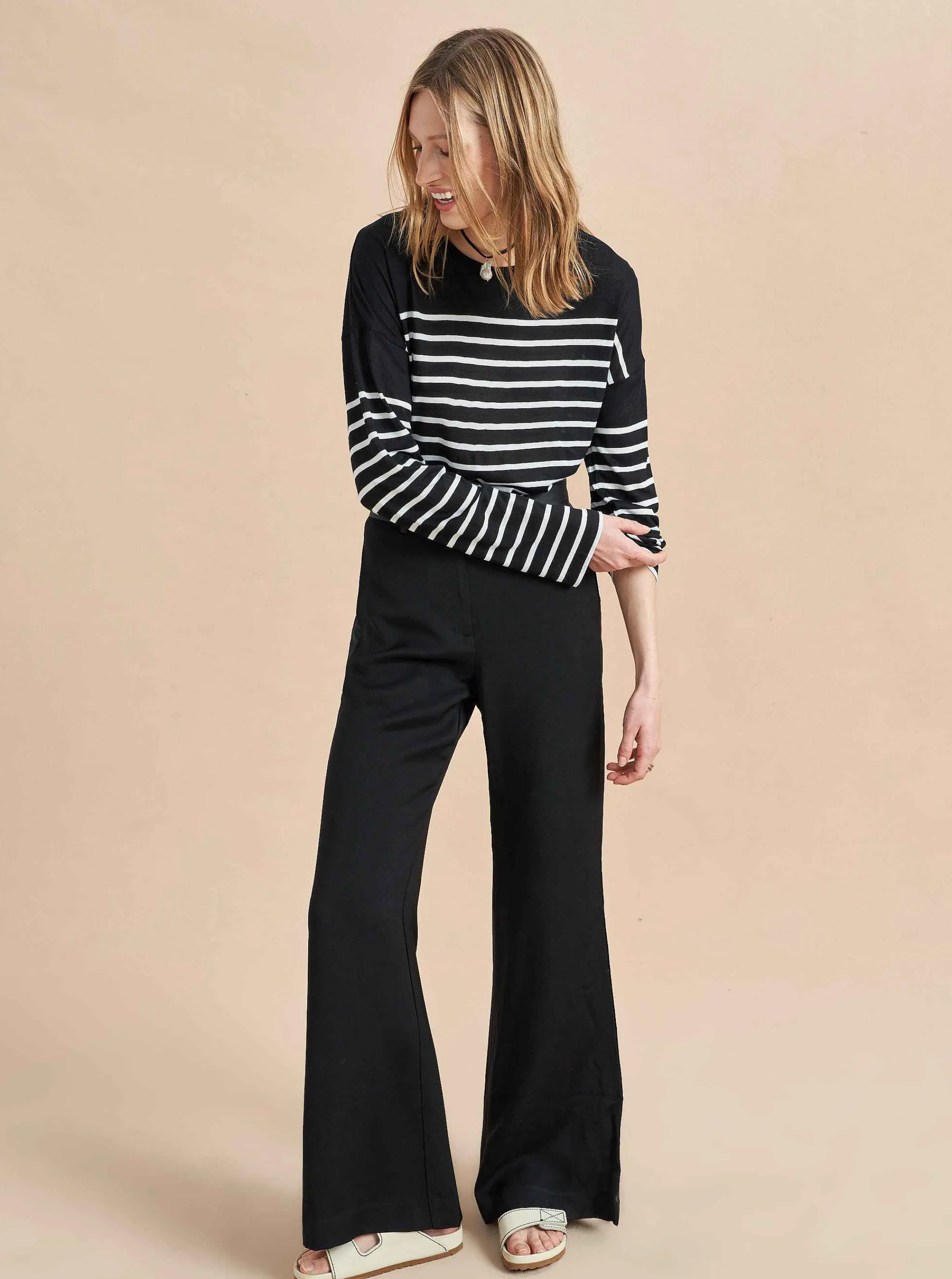 La Ligne Tees*Long Sleeve Teddy Tee