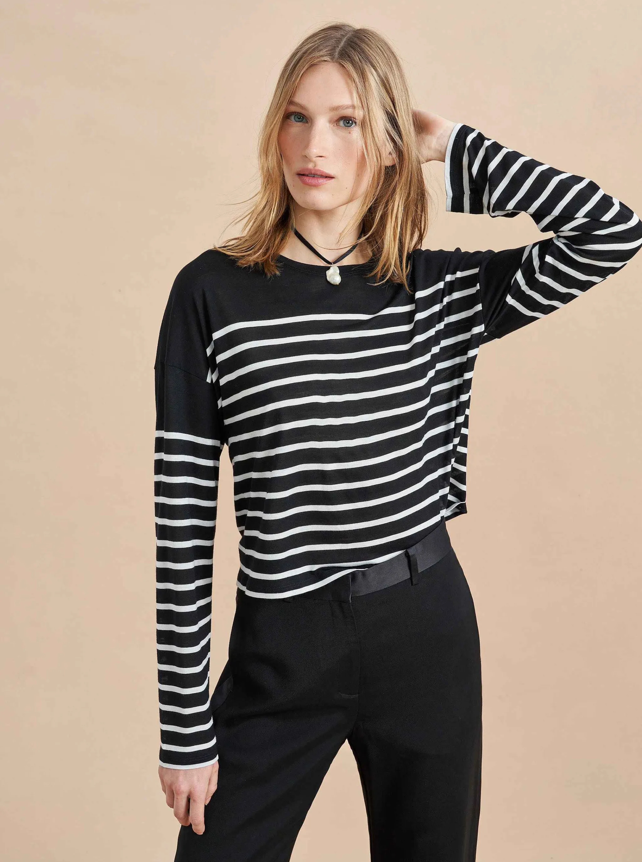 La Ligne Tees*Long Sleeve Teddy Tee