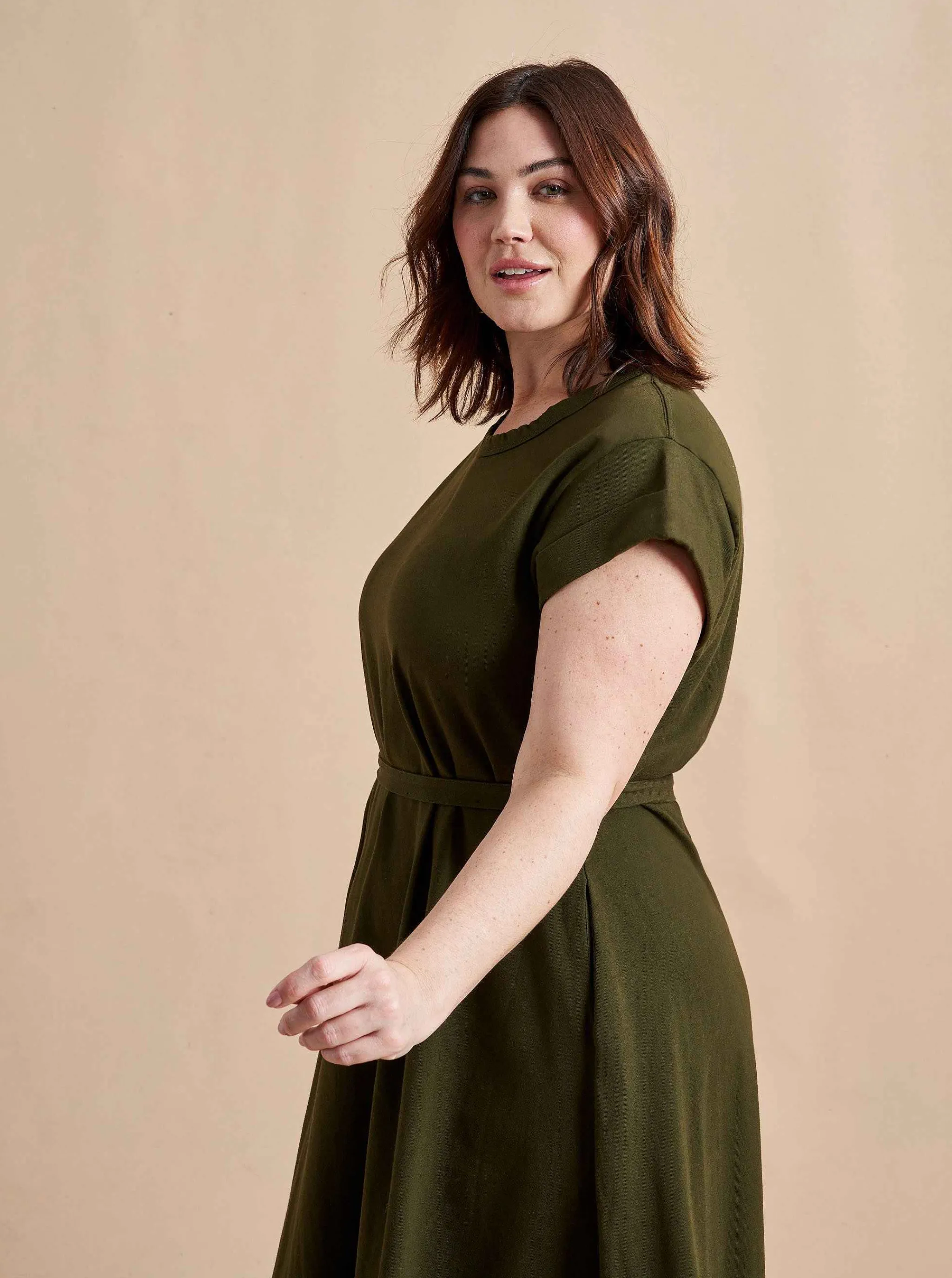 La Ligne Midi Dresses*Andie Dress Olive
