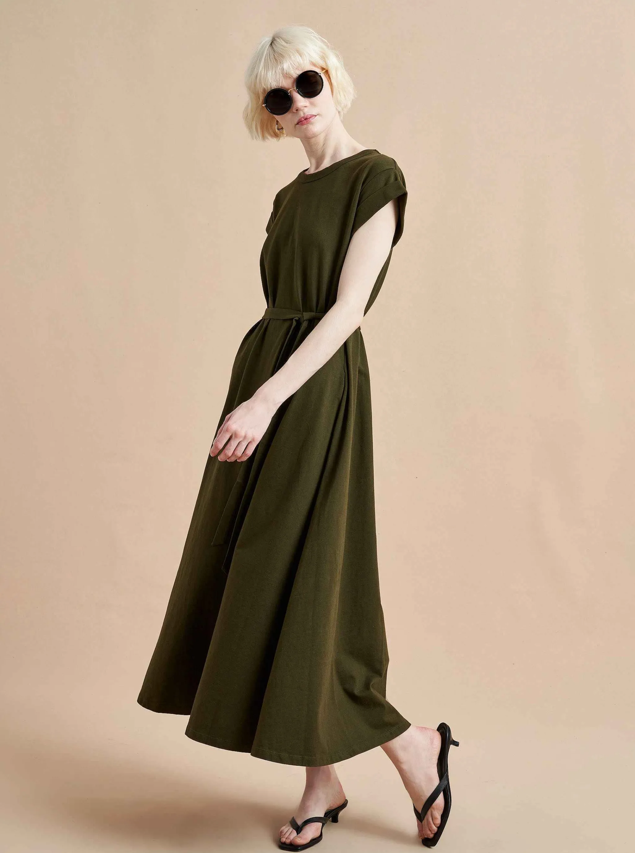 La Ligne Midi Dresses*Andie Dress Olive