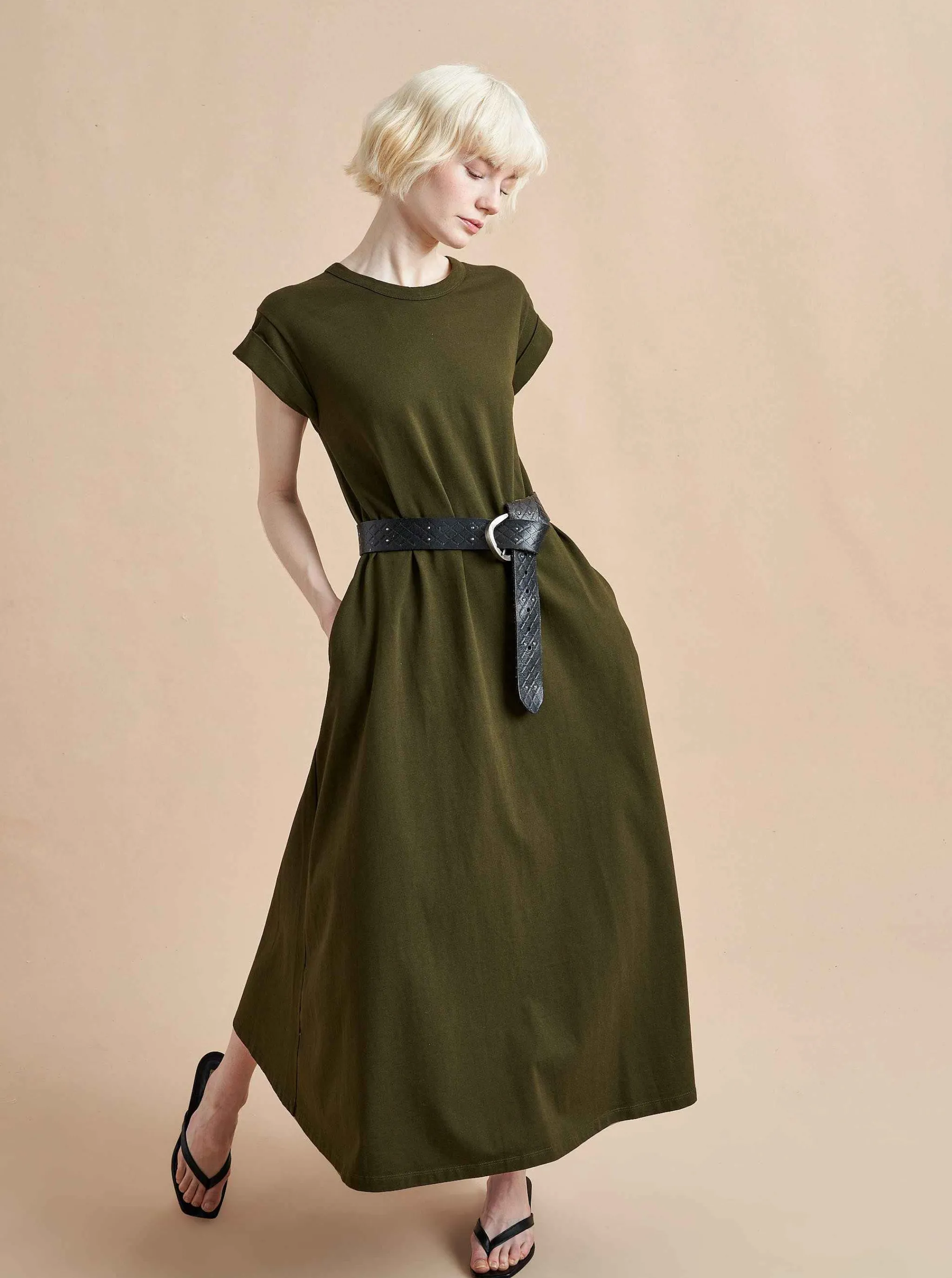 La Ligne Midi Dresses*Andie Dress Olive