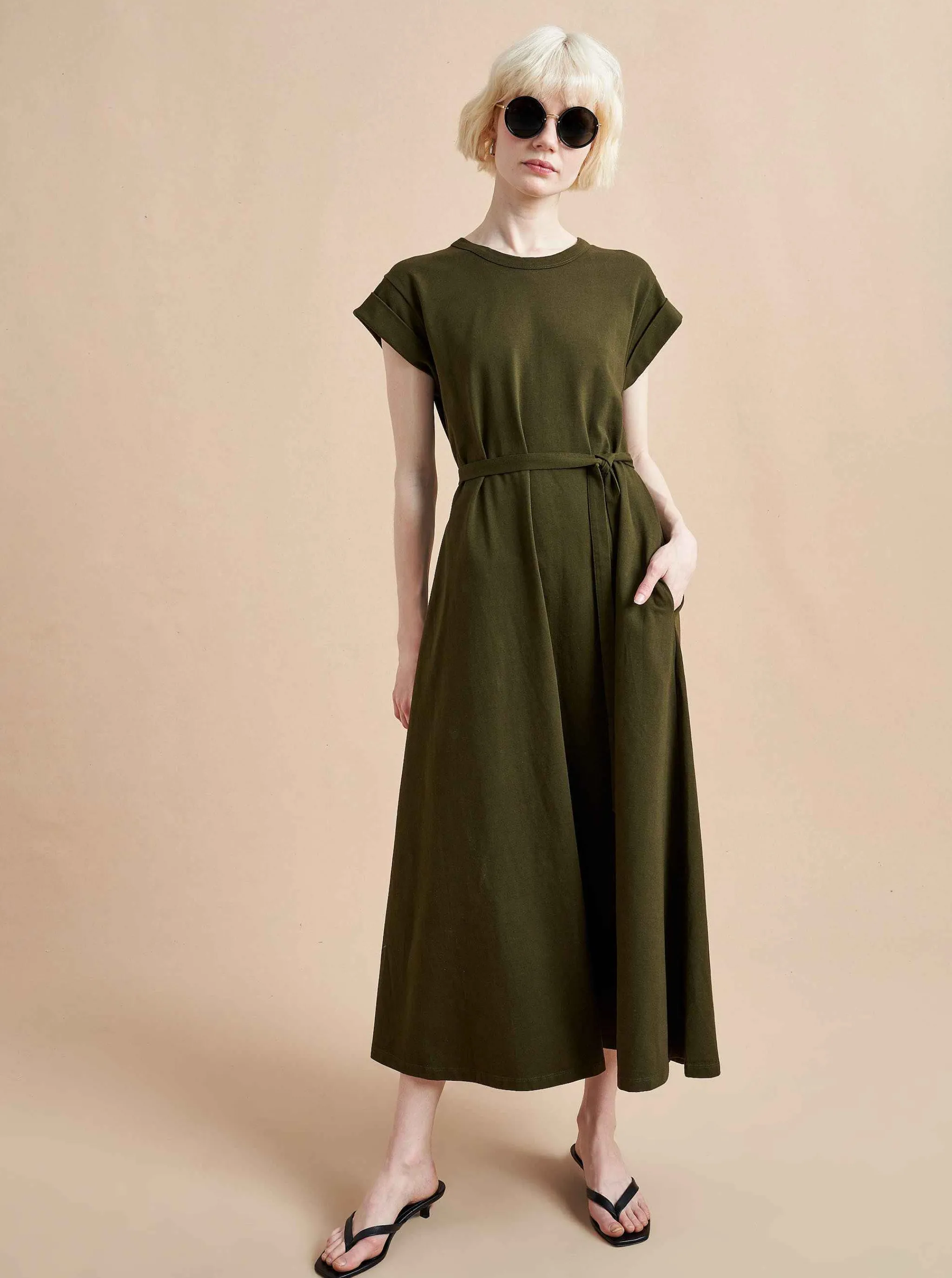 La Ligne Midi Dresses*Andie Dress Olive