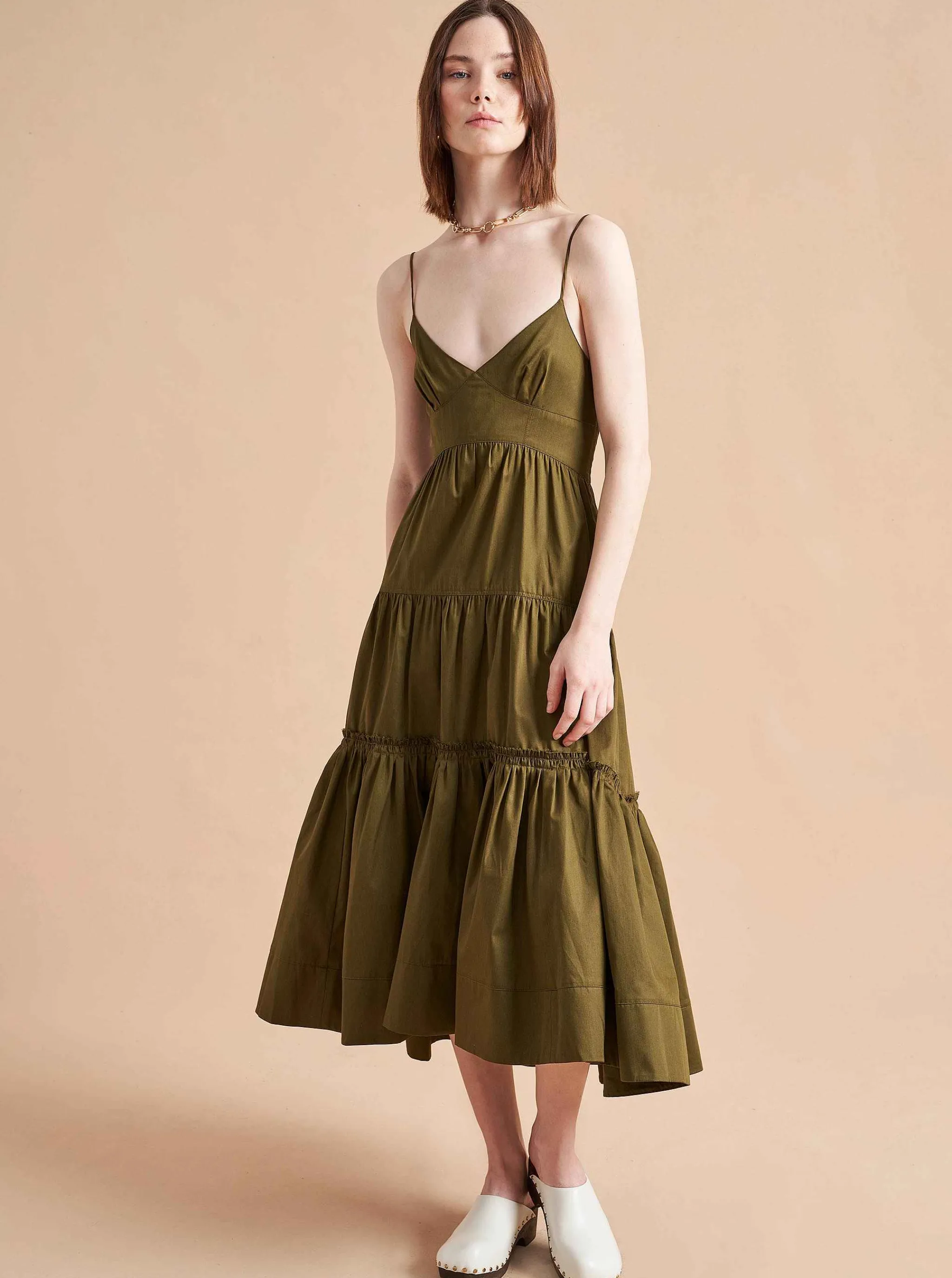 La Ligne Midi Dresses*Beatrix Dress Olive