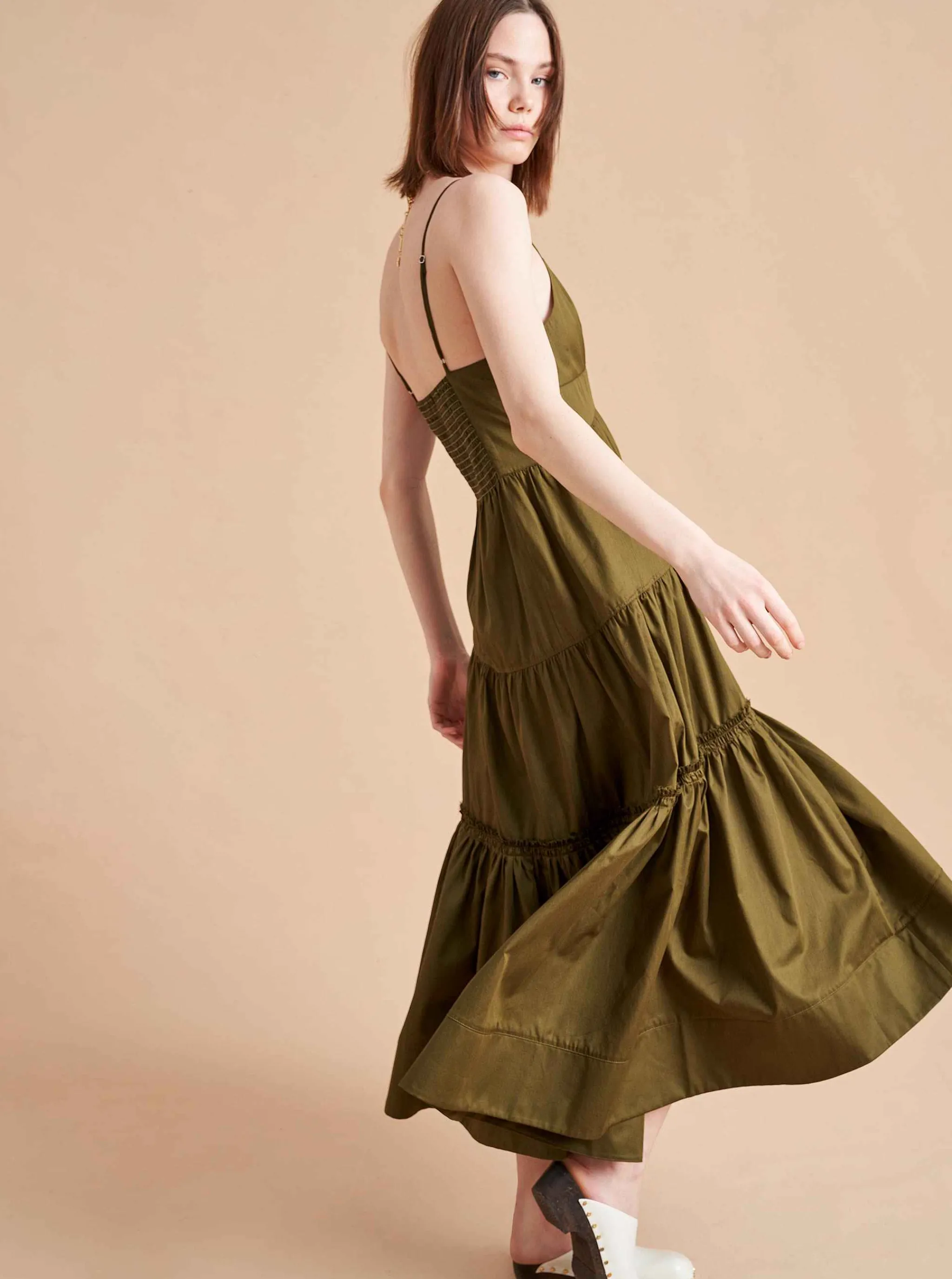 La Ligne Midi Dresses*Beatrix Dress Olive