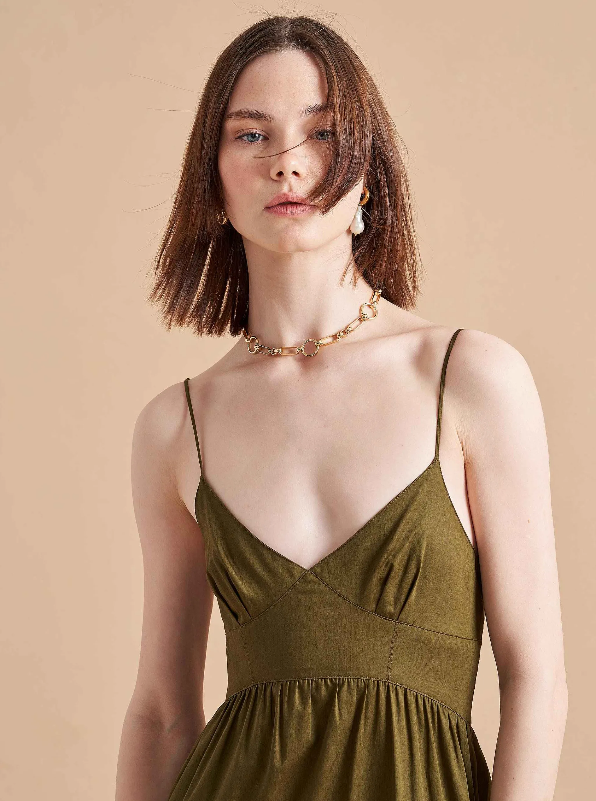 La Ligne Midi Dresses*Beatrix Dress Olive
