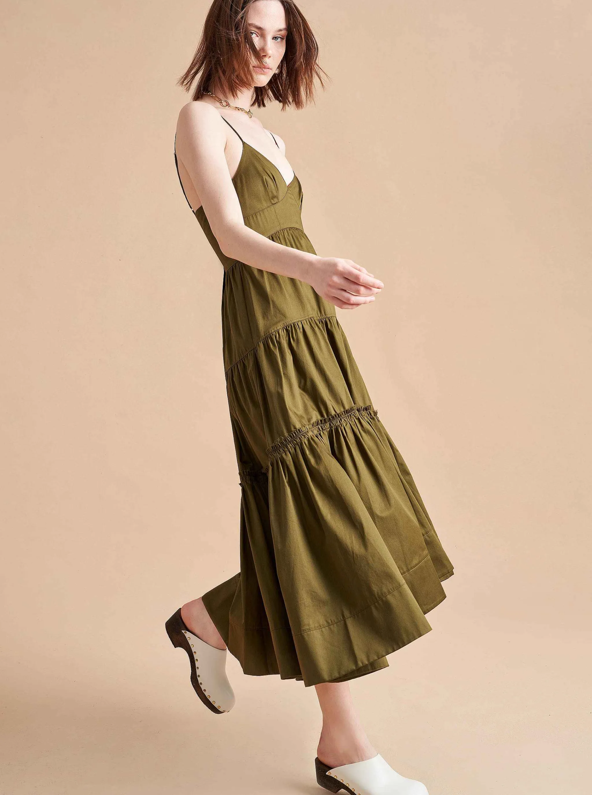 La Ligne Midi Dresses*Beatrix Dress Olive