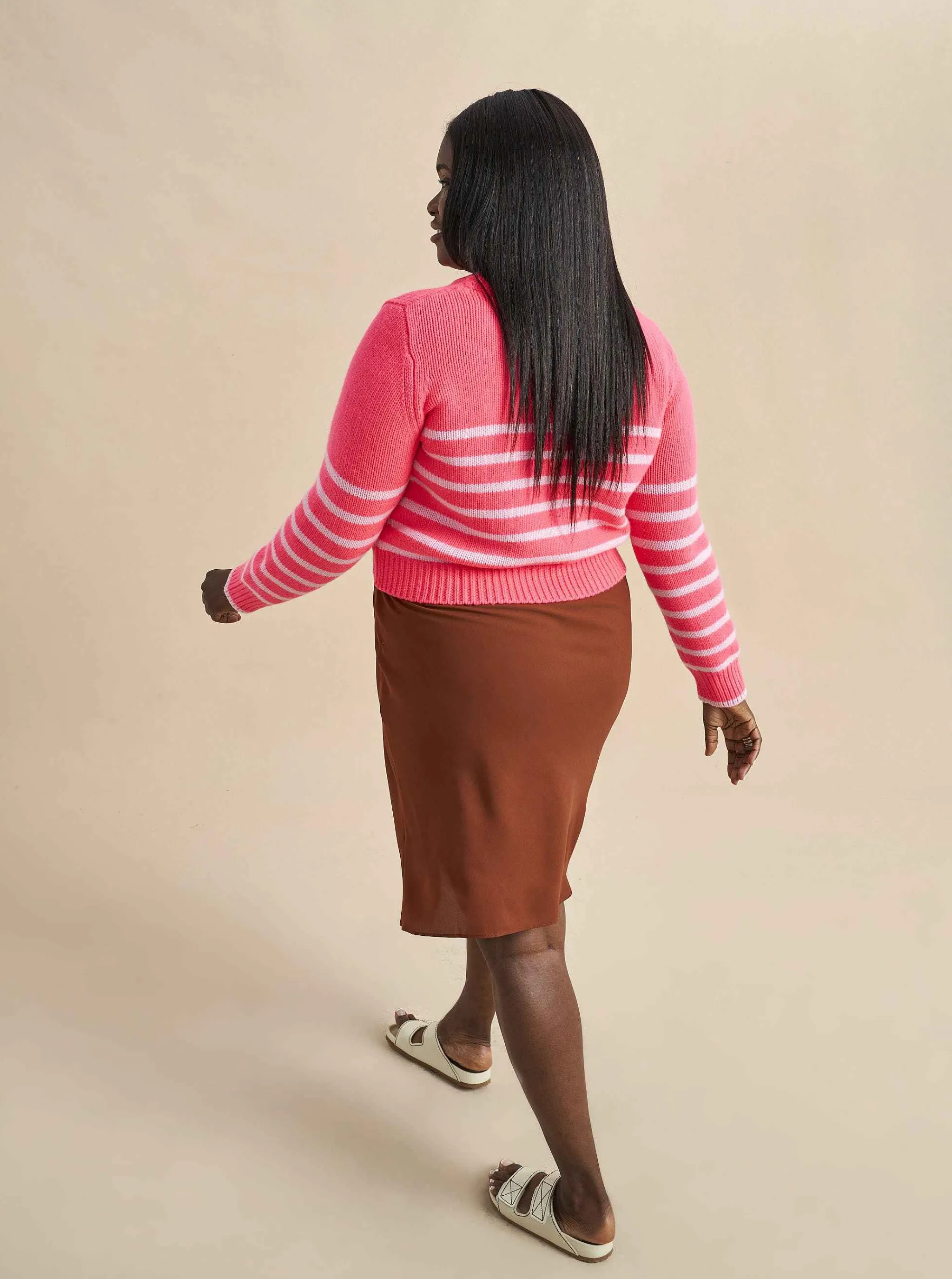 La Ligne Sweaters*Mini Marin Sweater Hot Pink/Bubblegum
