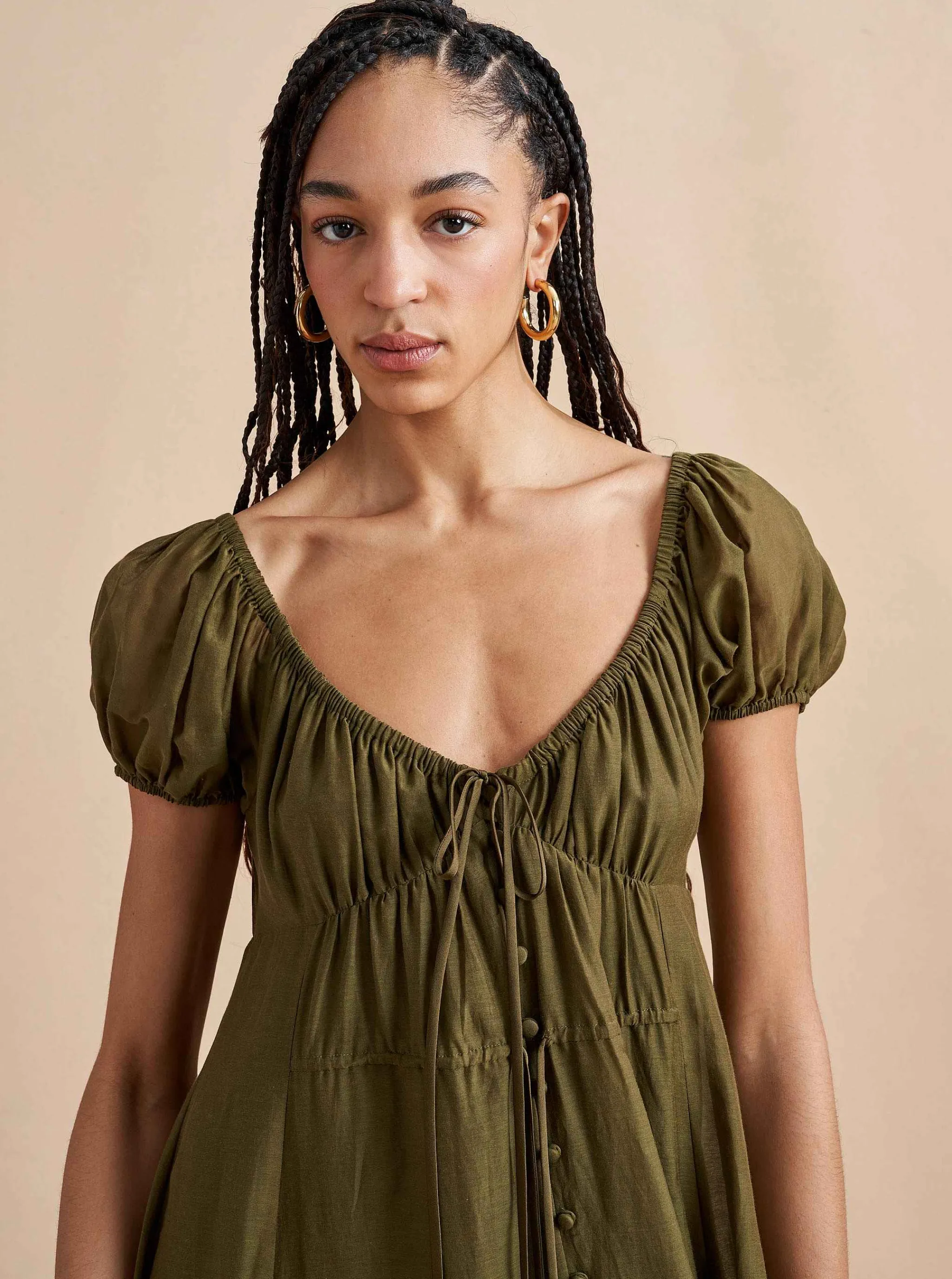 La Ligne Midi Dresses*Josie Dress Olive