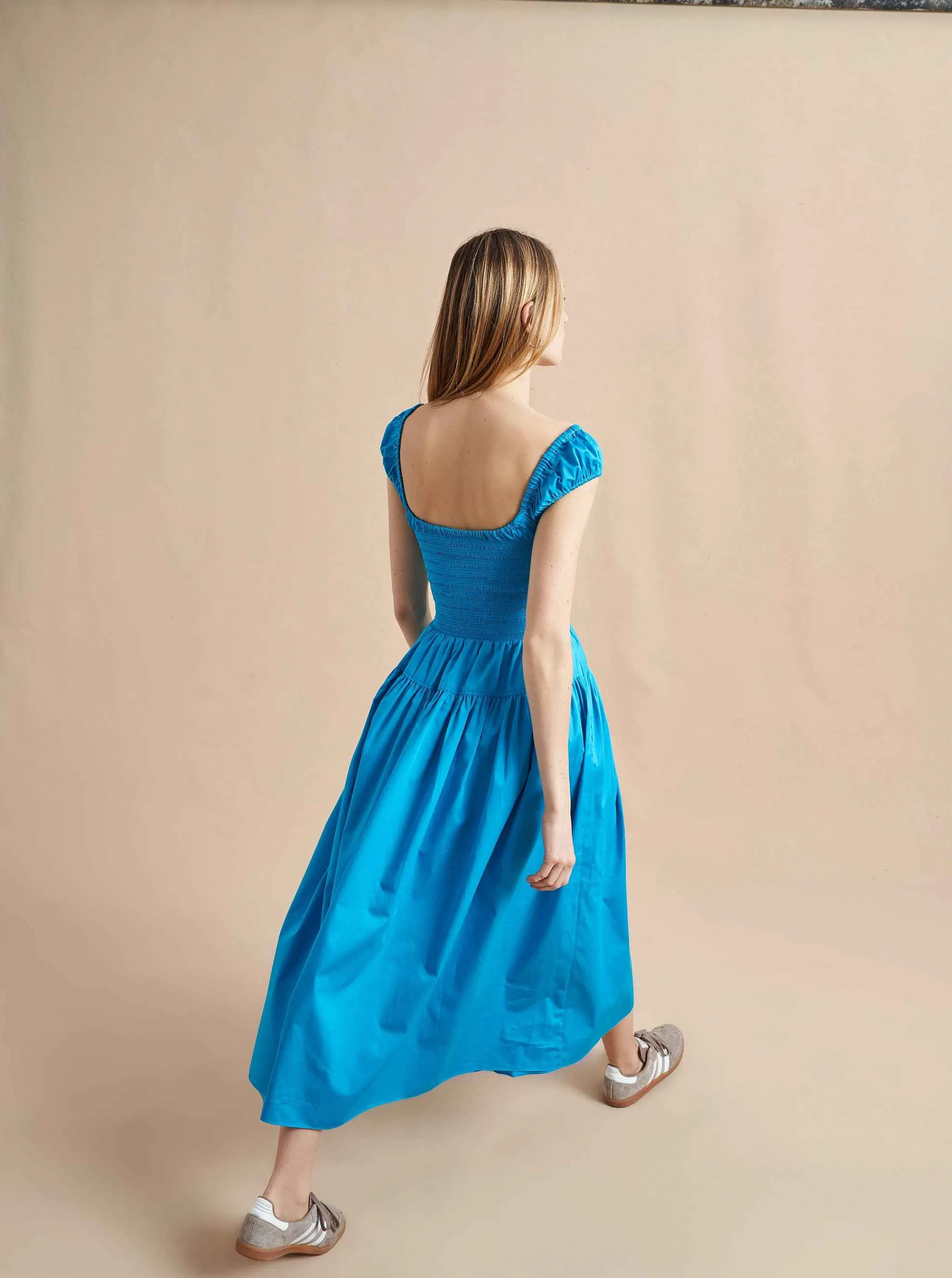 La Ligne Midi Dresses*Vivian Dress Cerulean