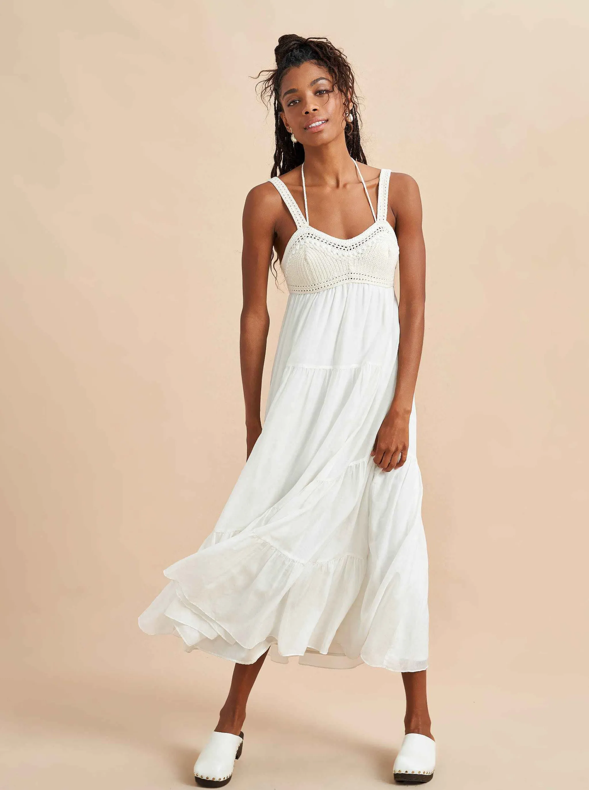 La Ligne Midi Dresses*Jane Dress Ivory