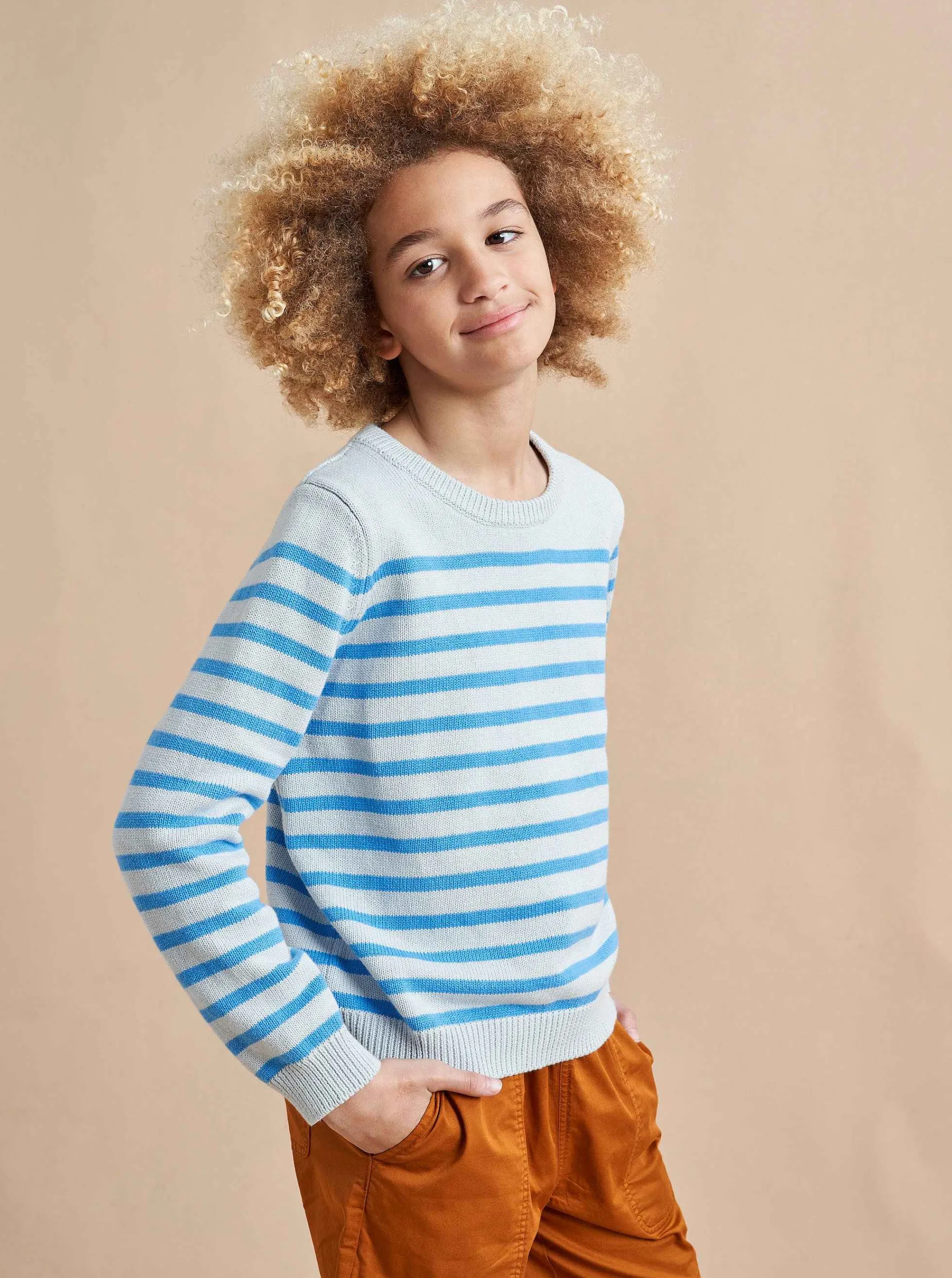 La Ligne Sweaters*Marini Sweater Pale Blue