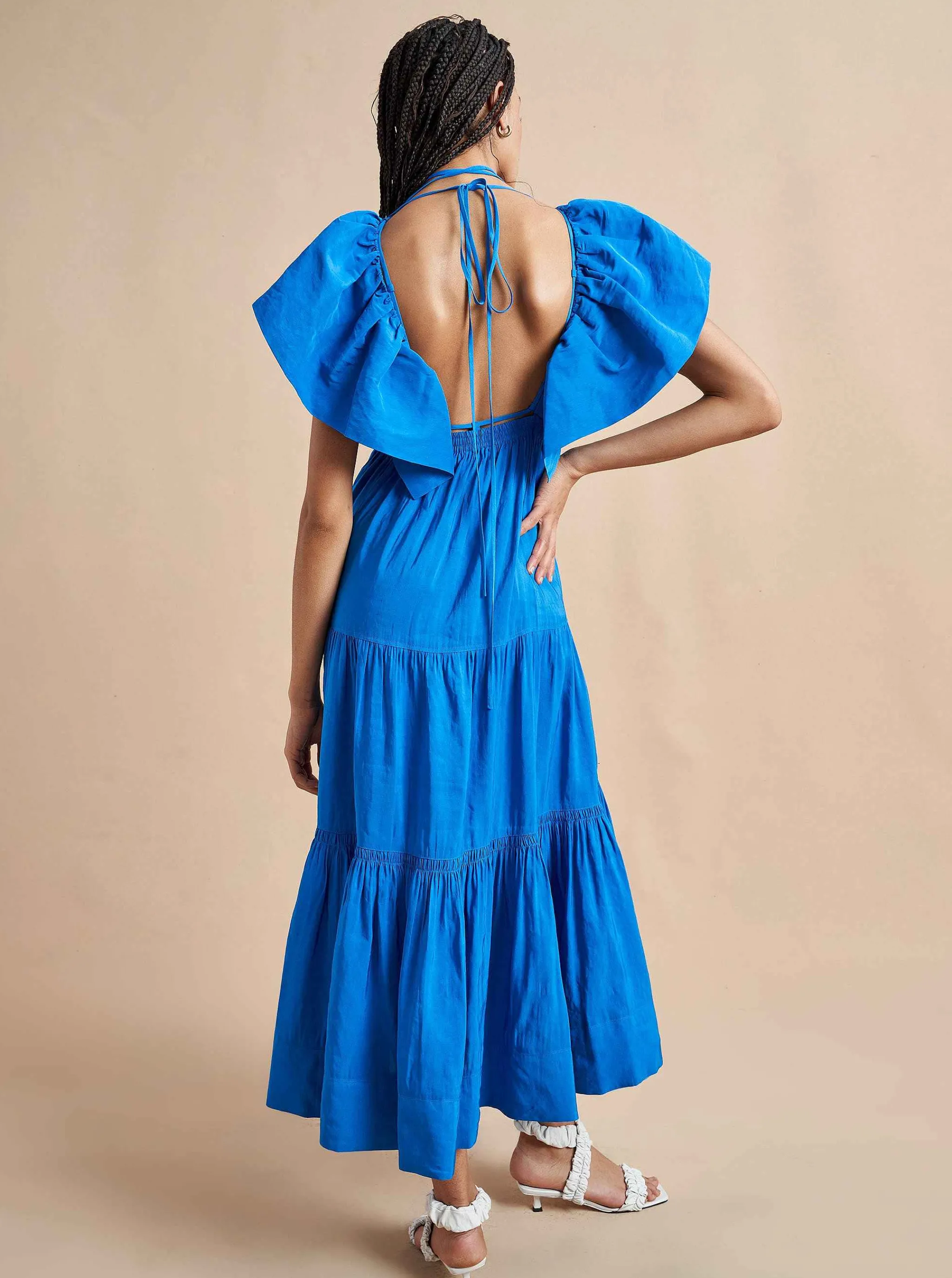 La Ligne Midi Dresses*Stella Dress Ultramarine