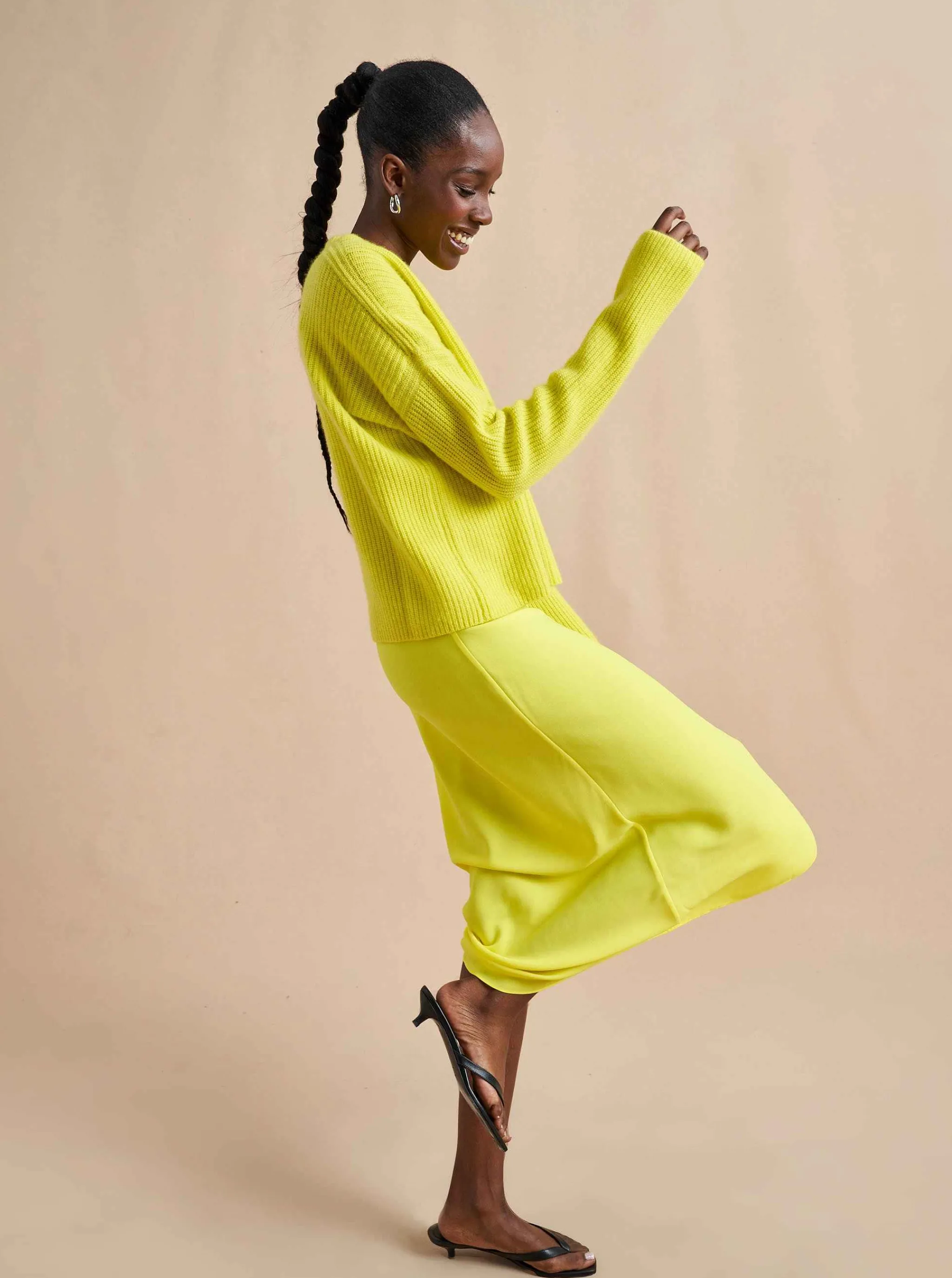 La Ligne Sweaters*Mini Toujours Sweater Lemon