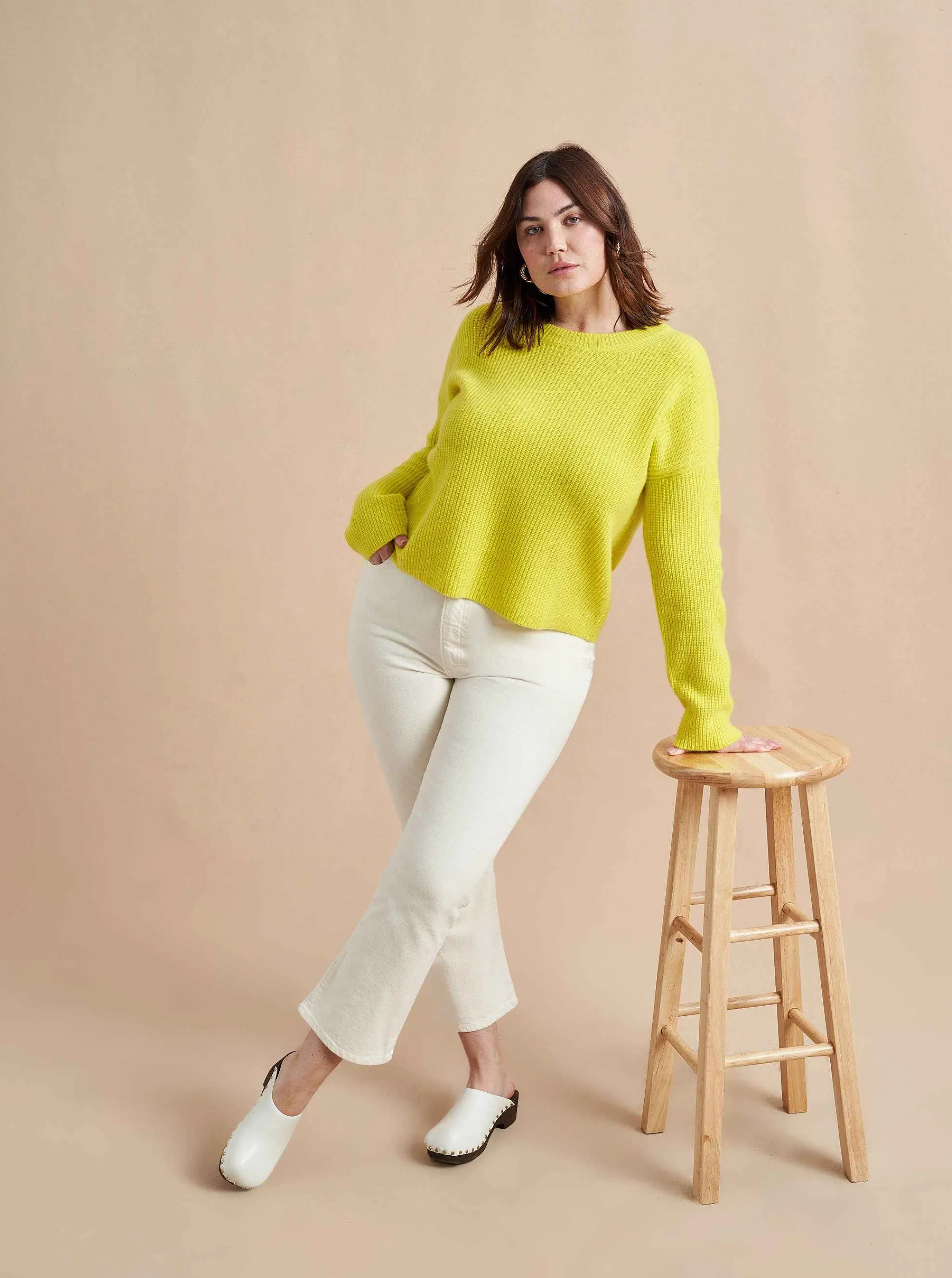 La Ligne Sweaters*Mini Toujours Sweater Lemon