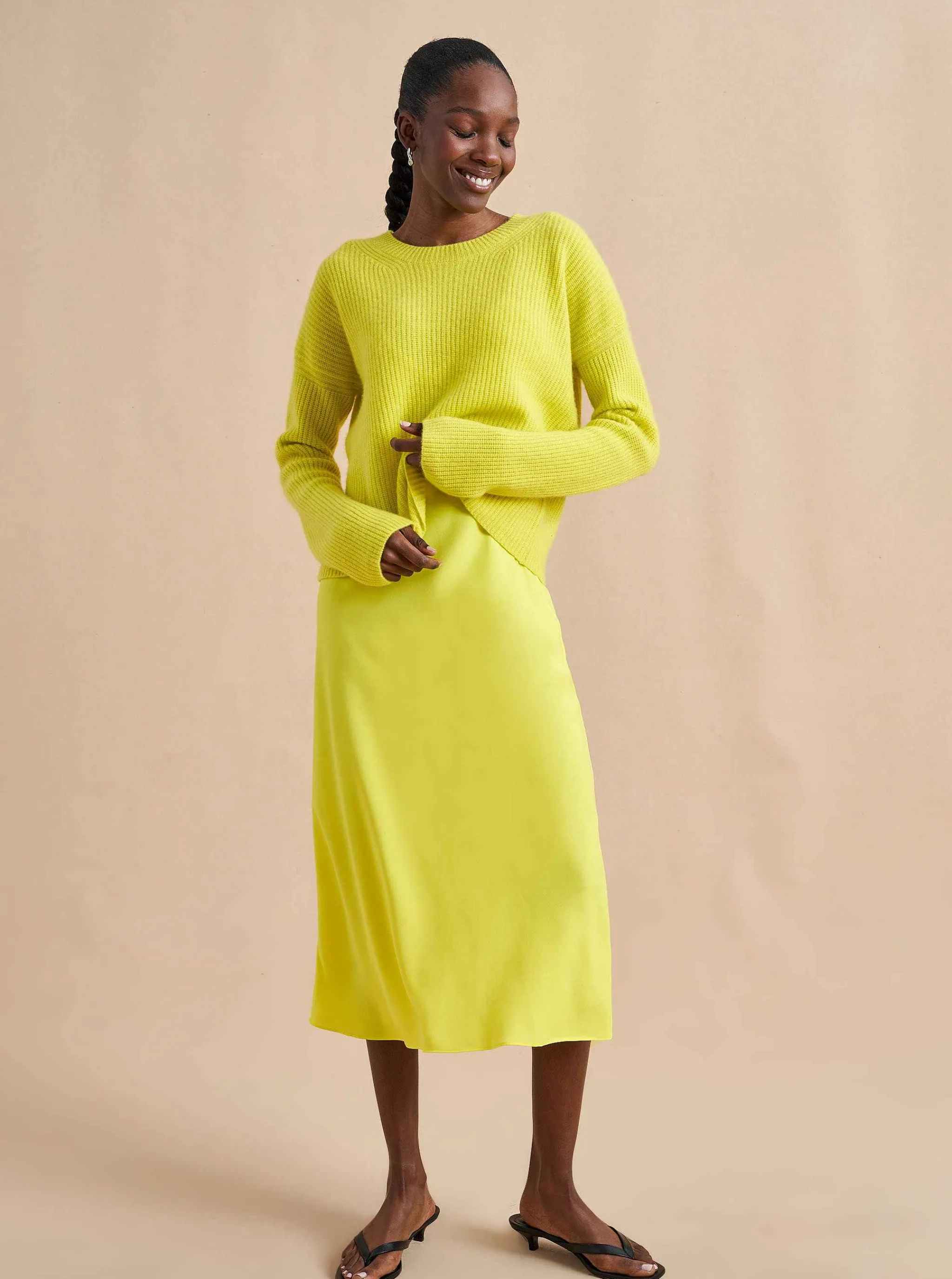 La Ligne Sweaters*Mini Toujours Sweater Lemon