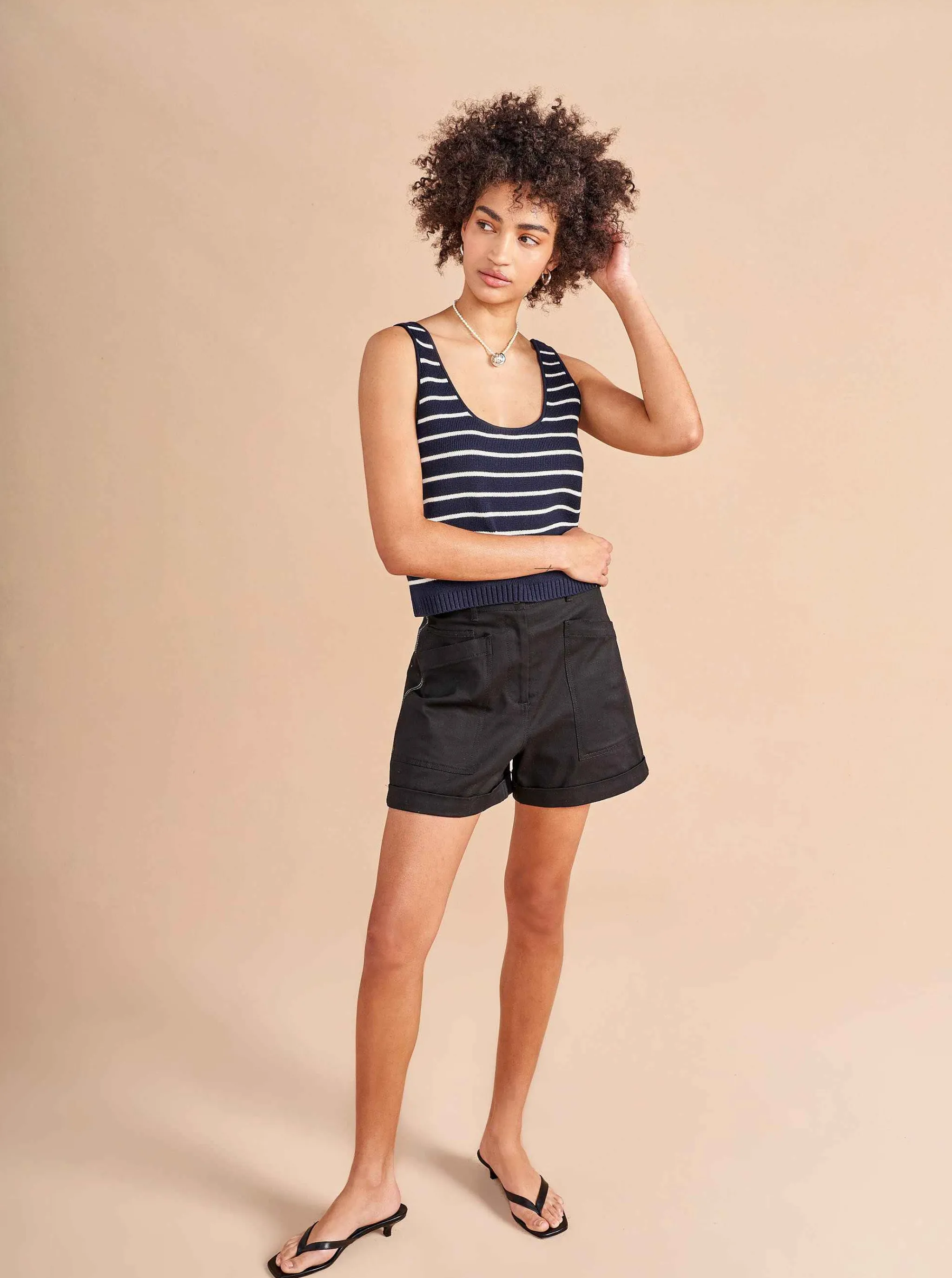 La Ligne Tanks*Sailor Tank Navy/Cream