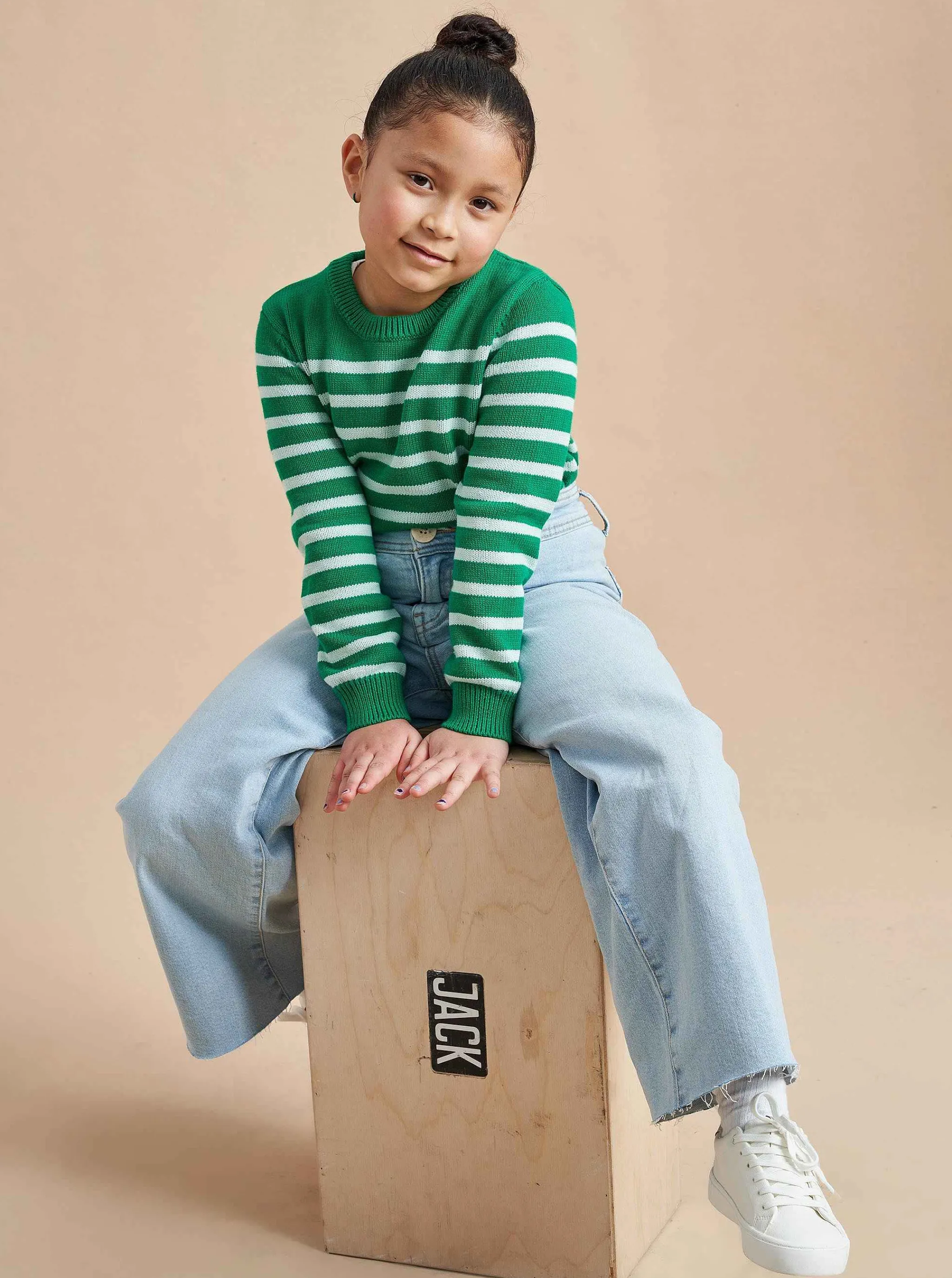 La Ligne Kids*Marini Sweater Kelly Green