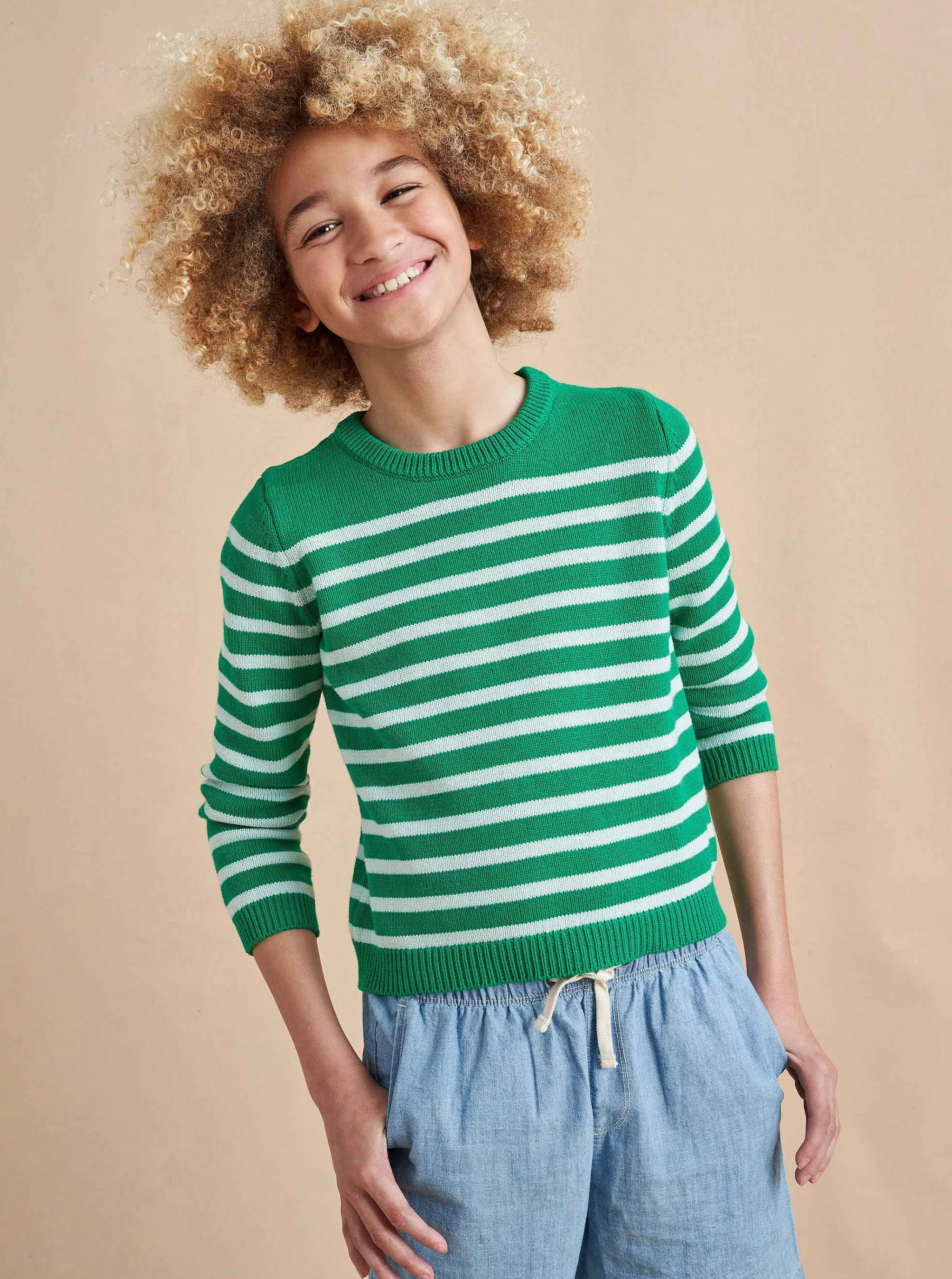 La Ligne Kids*Marini Sweater Kelly Green