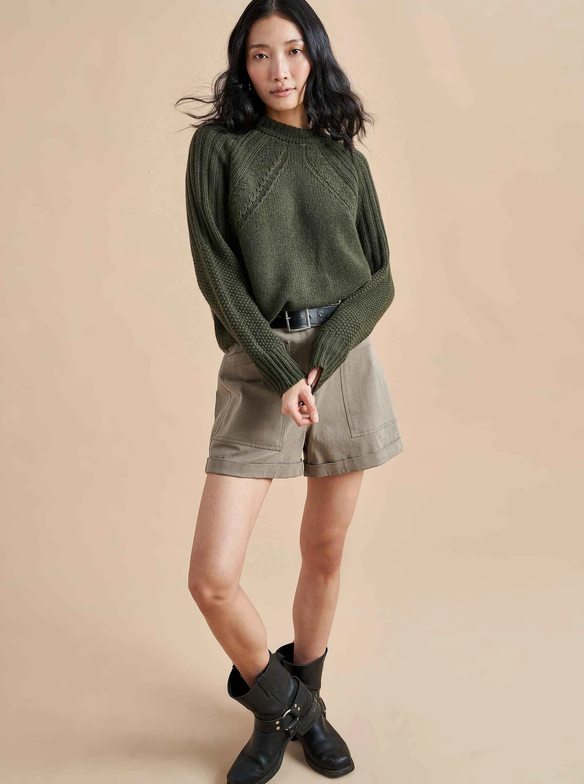 La Ligne Sweaters*Max Sweater Olive
