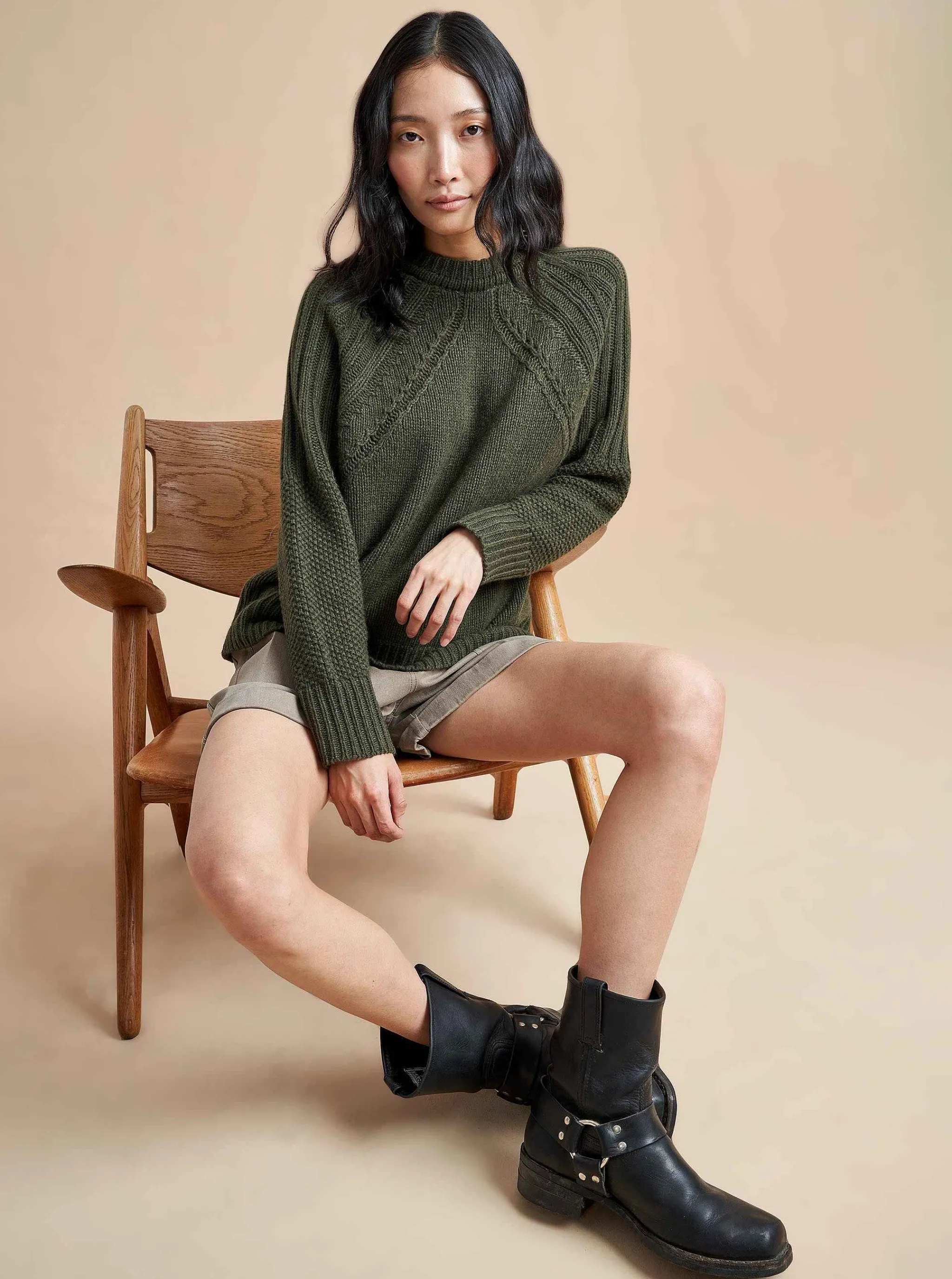 La Ligne Sweaters*Max Sweater Olive